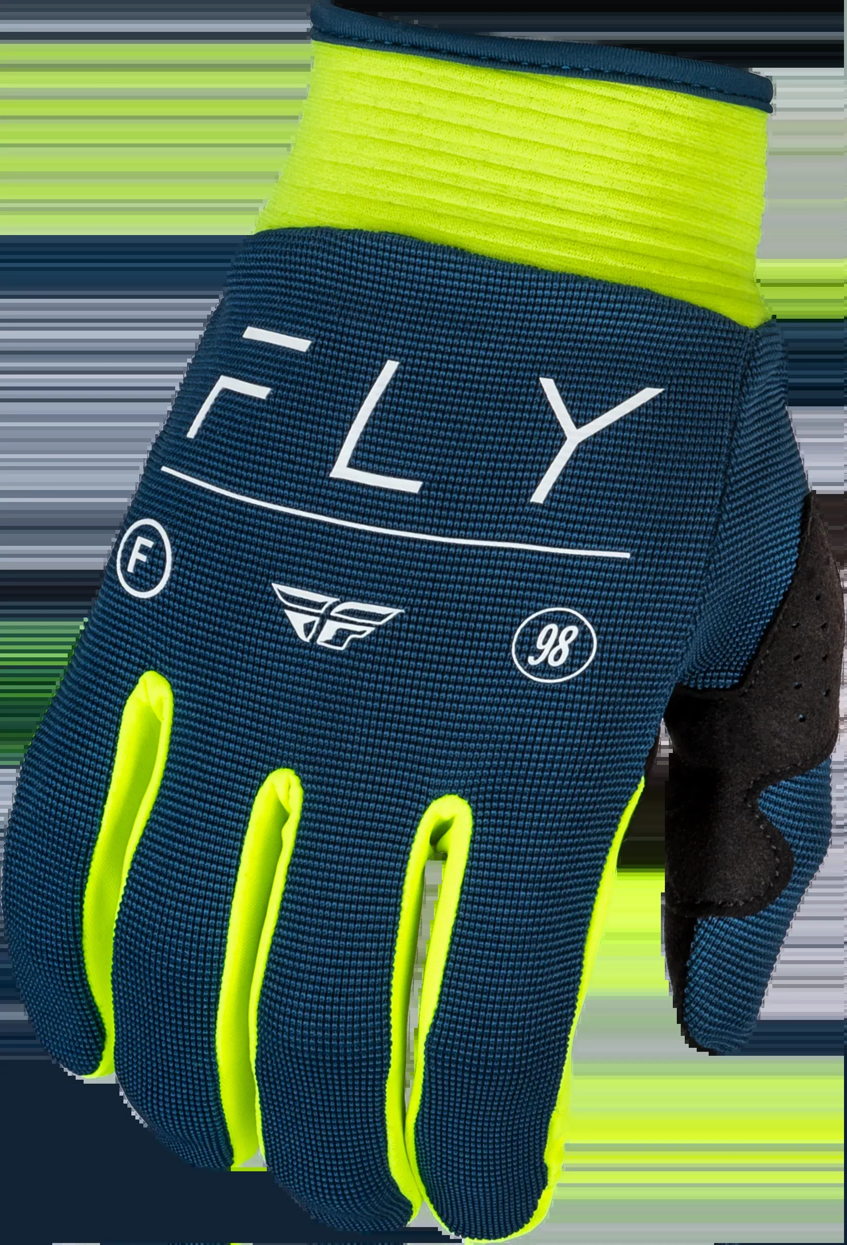 Fly Racing F-16 Gloves Navy/Hi-Vis/White Xs 377-912XS