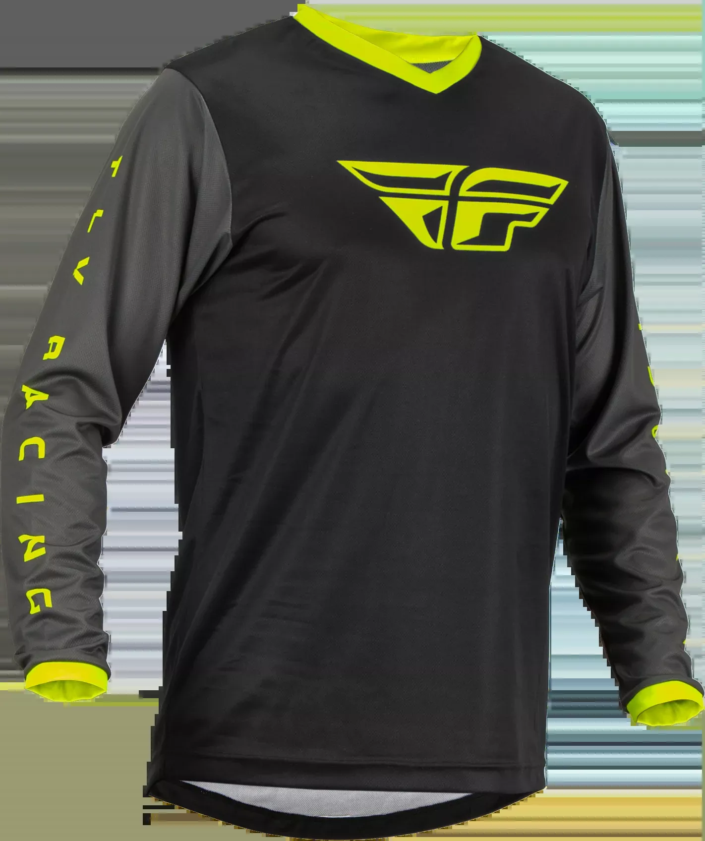 Fly Racing F-16 Jersey Black/Grey/Hi-Vis Md 376-920M