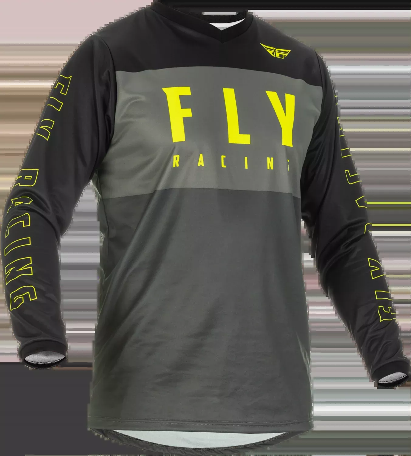 Fly Racing F-16 Jersey Grey/Black/Hi-Vis Md 375-922M