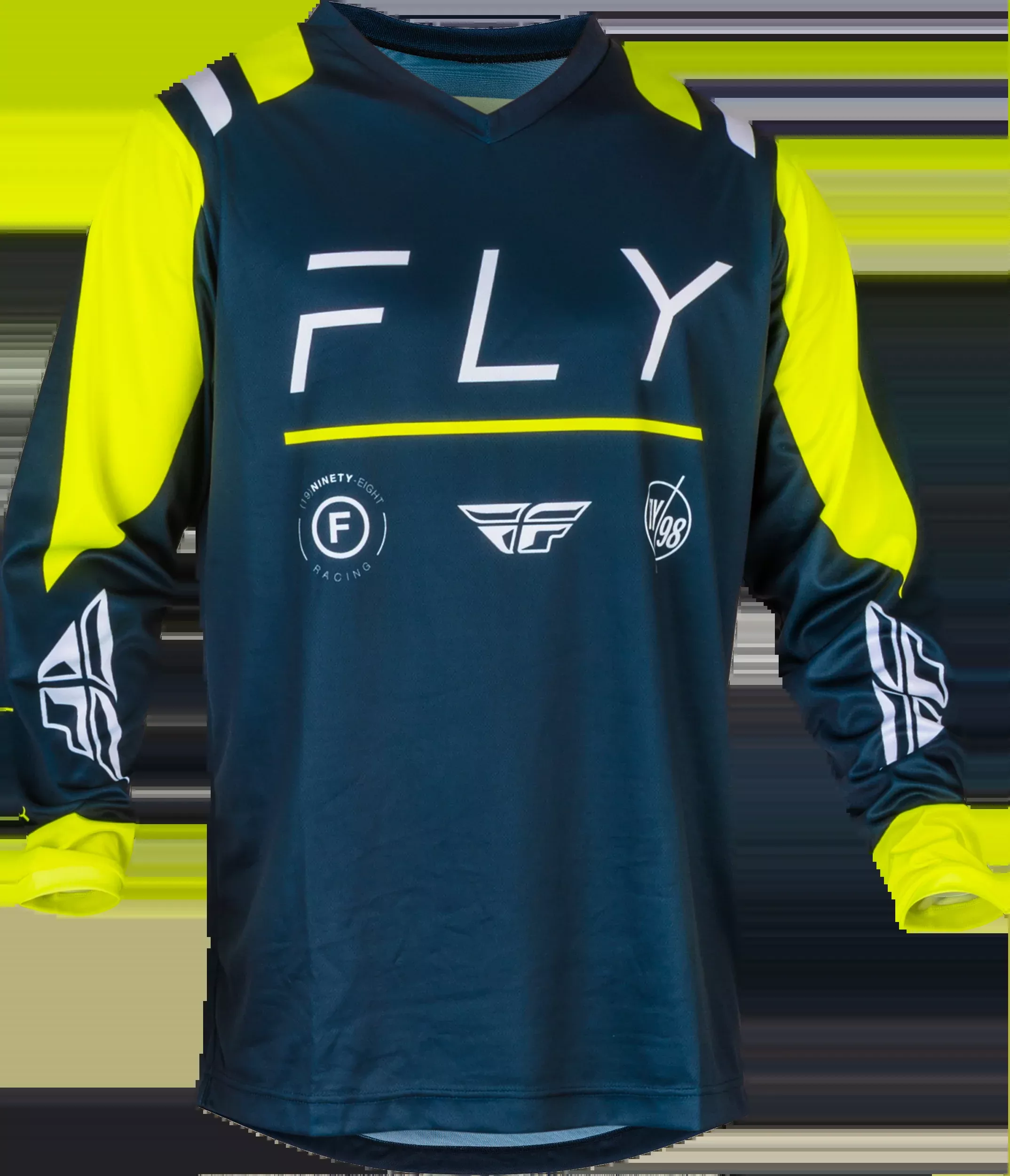 Fly Racing F-16 Jersey Navy/Hi-Vis/White 4x 377-9224X