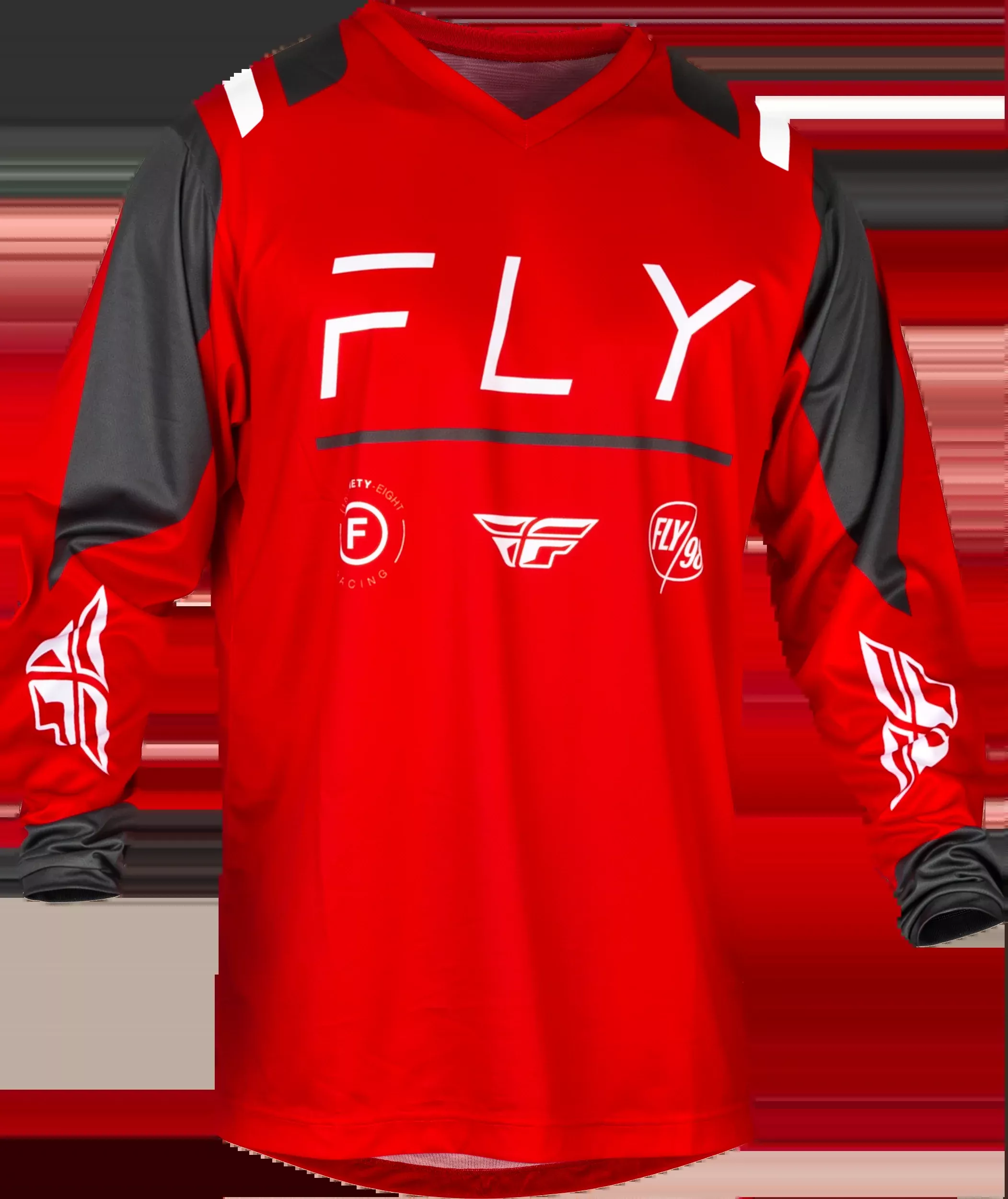 Fly Racing F-16 Jersey Red/Charcoal/White Sm 377-923S