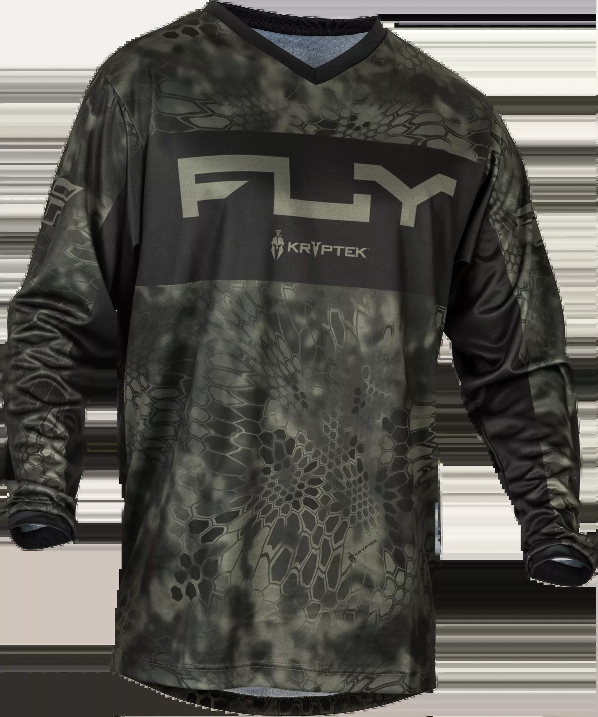 Fly Racing F-16 Se Kryptek Jersey Moss Grey/Black Md 377-925M