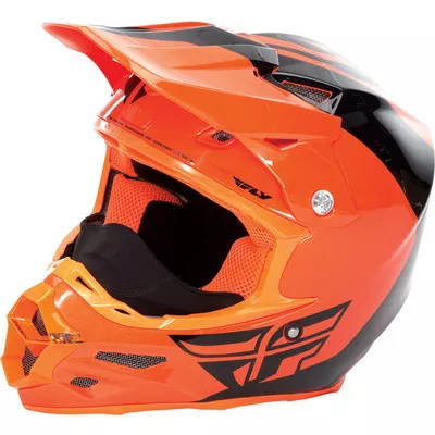 Fly Racing F2 Carbon Pure Cold Weather Helmet Orange/Black