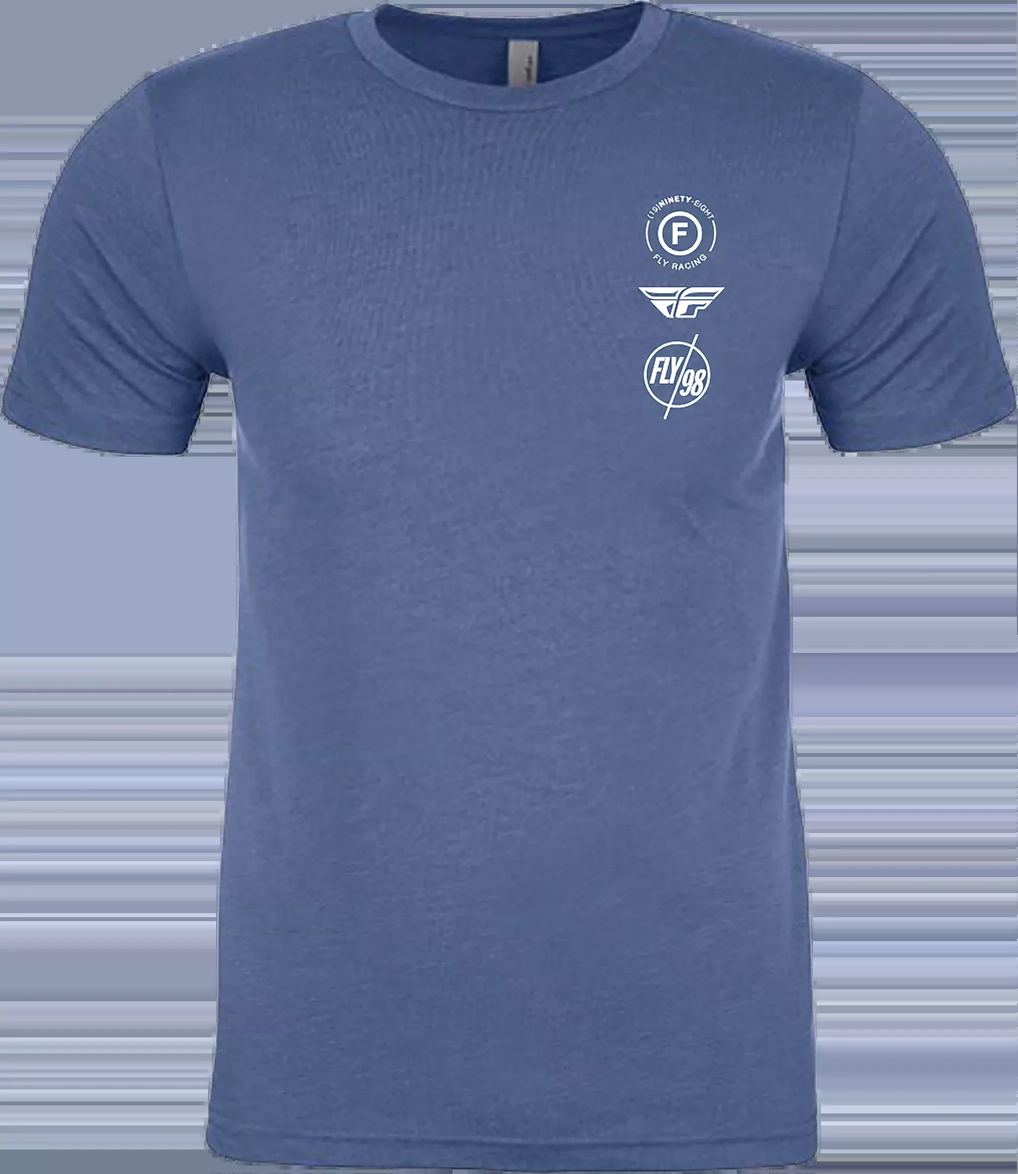 Fly Racing Fly Atom Tee Cool Blue Heather 2x 354-03192X