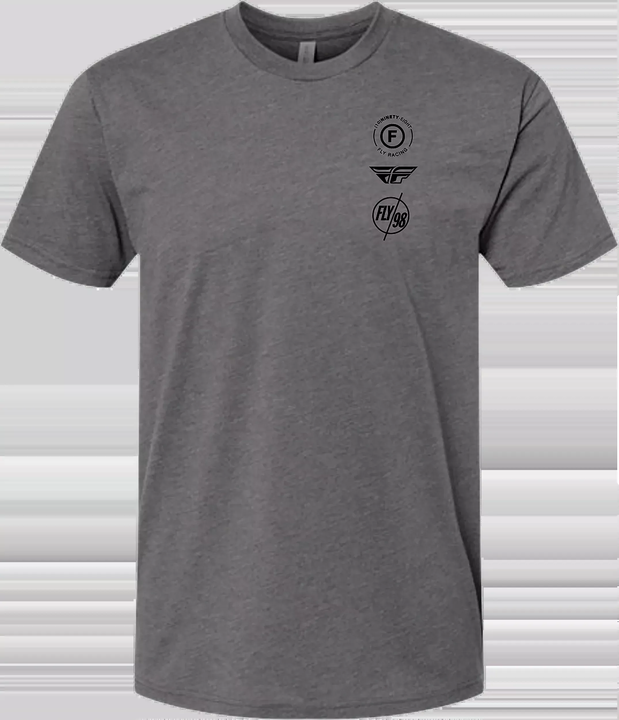 Fly Racing Fly Atom Tee Gunmetal Heather Md 354-0317M