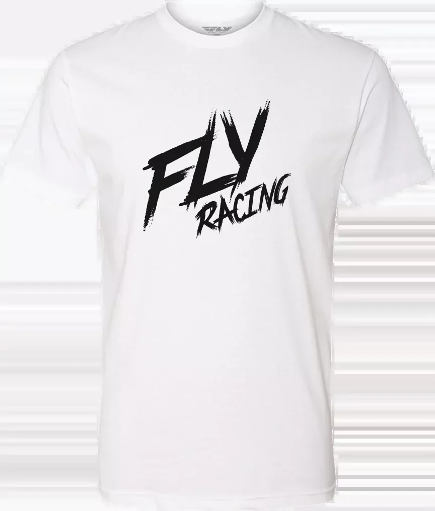 Fly Racing Fly Brawl Tee White Md 352-0024M