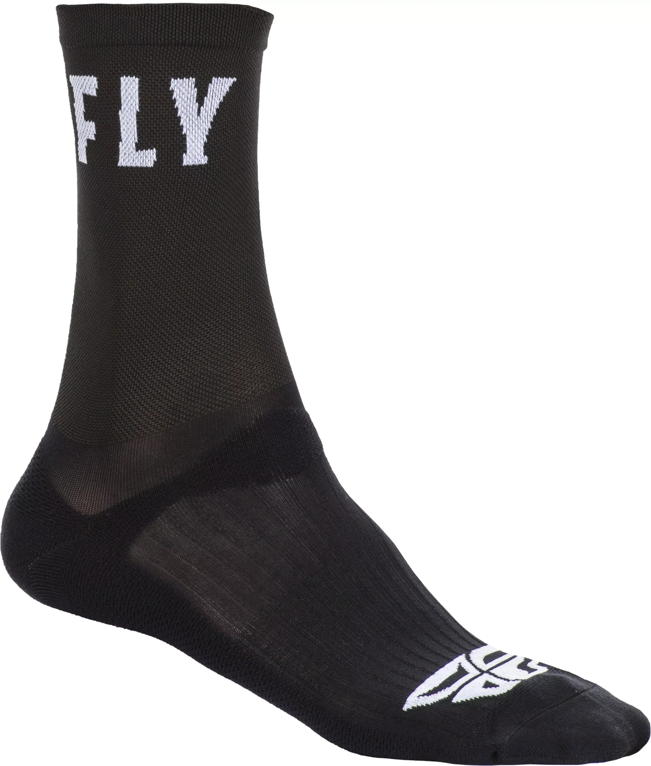 Fly Racing Fly Crew Socks Black Sm/Md 350-0490S
