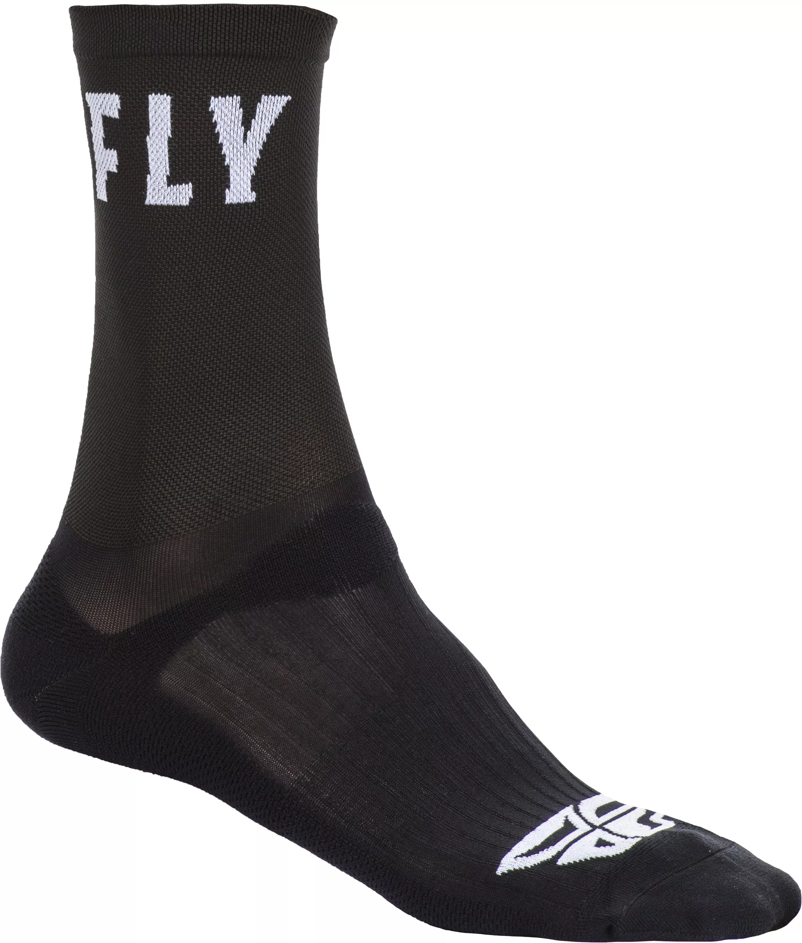 Fly Racing Fly Crew Socks Black Sm/Md 350-0490S