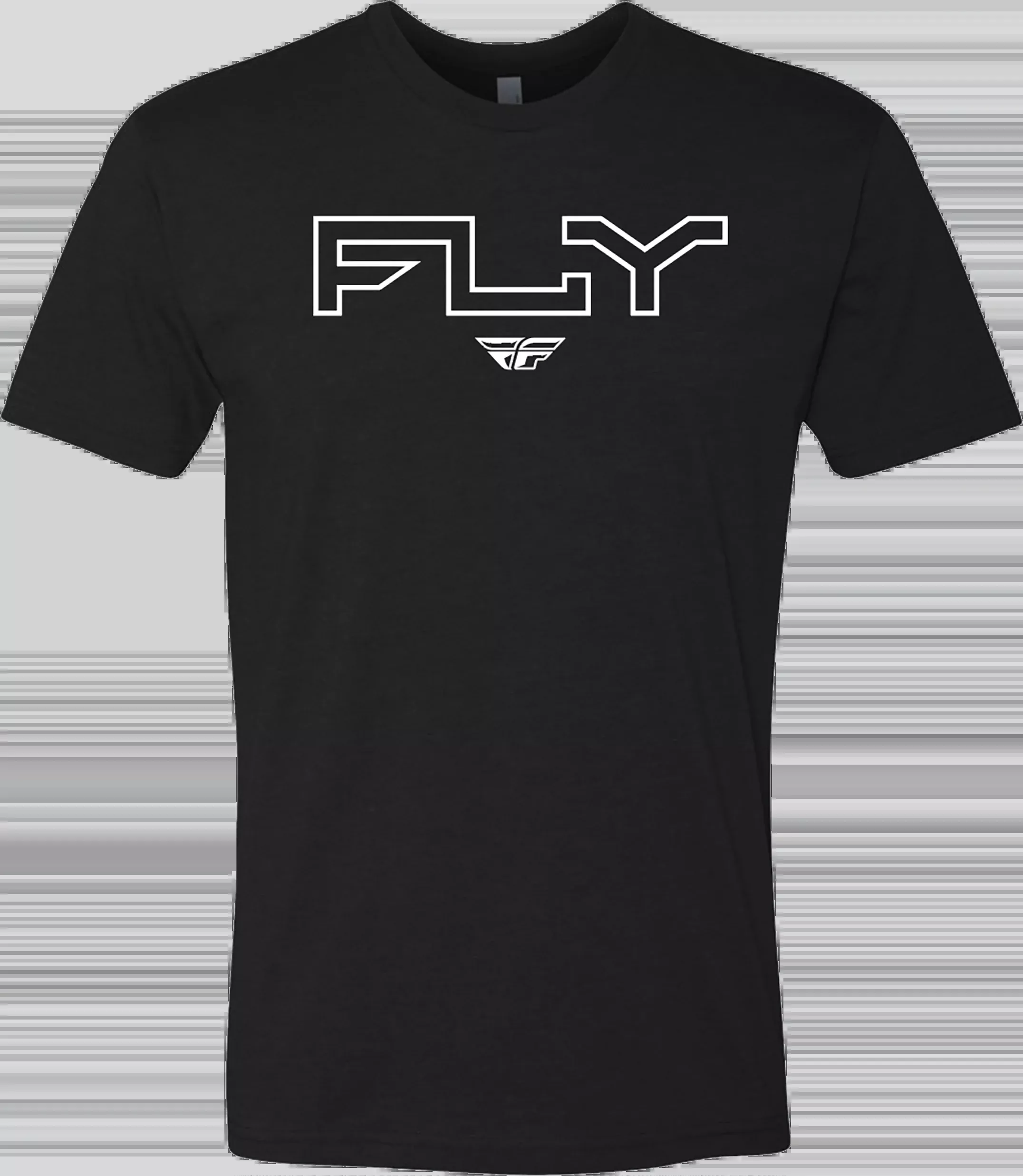 Fly Racing Fly Edge Tee Black Md 354-0308M
