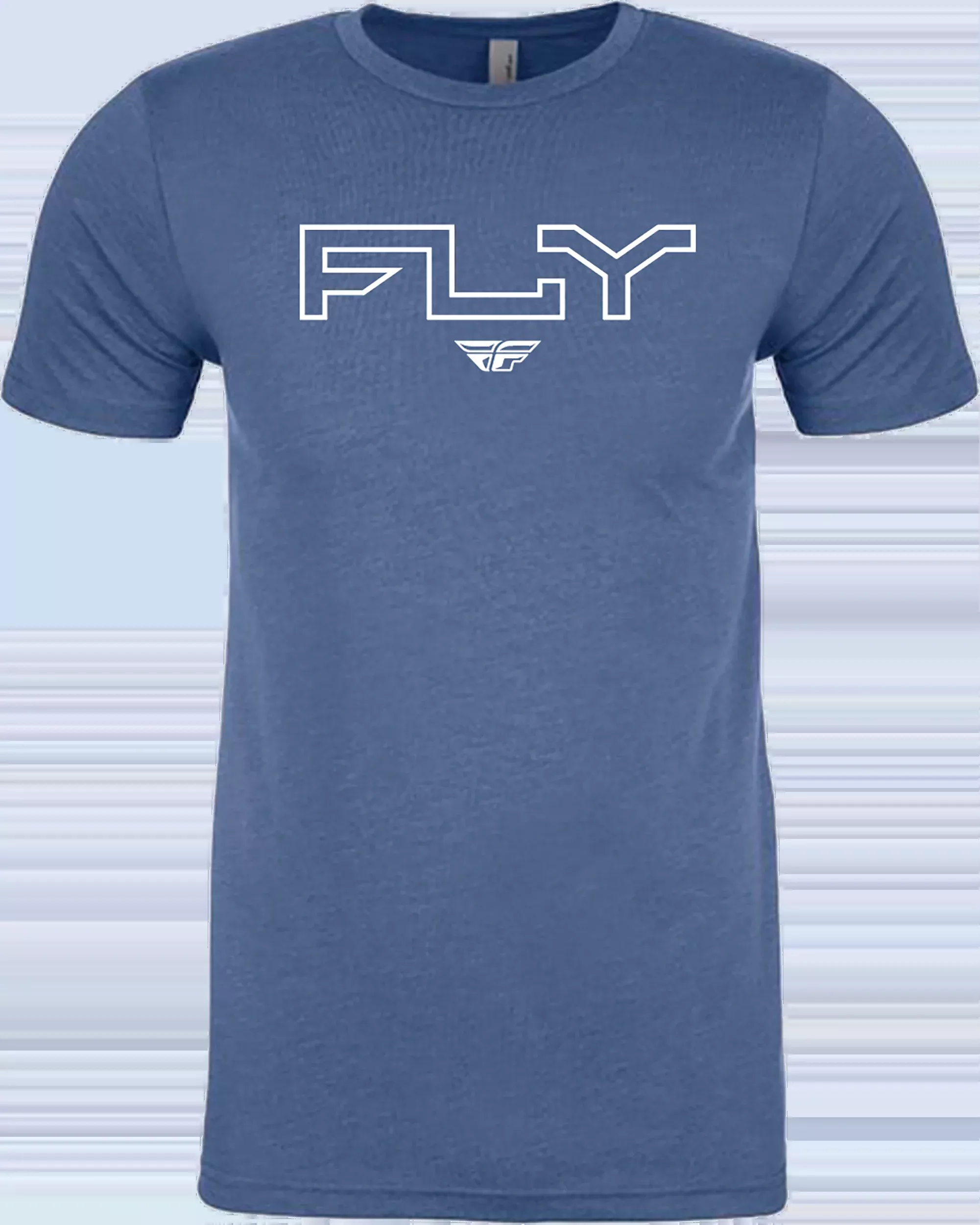 Fly Racing Fly Edge Tee Cool Blue Heather Md 354-0310M
