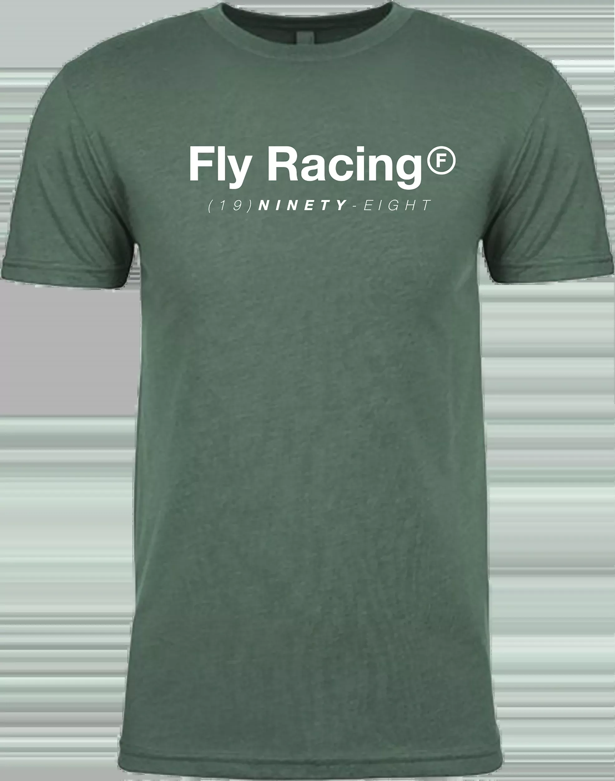 Fly Racing Fly Trademark Tee Forest Green Heather Lg 354-0315L