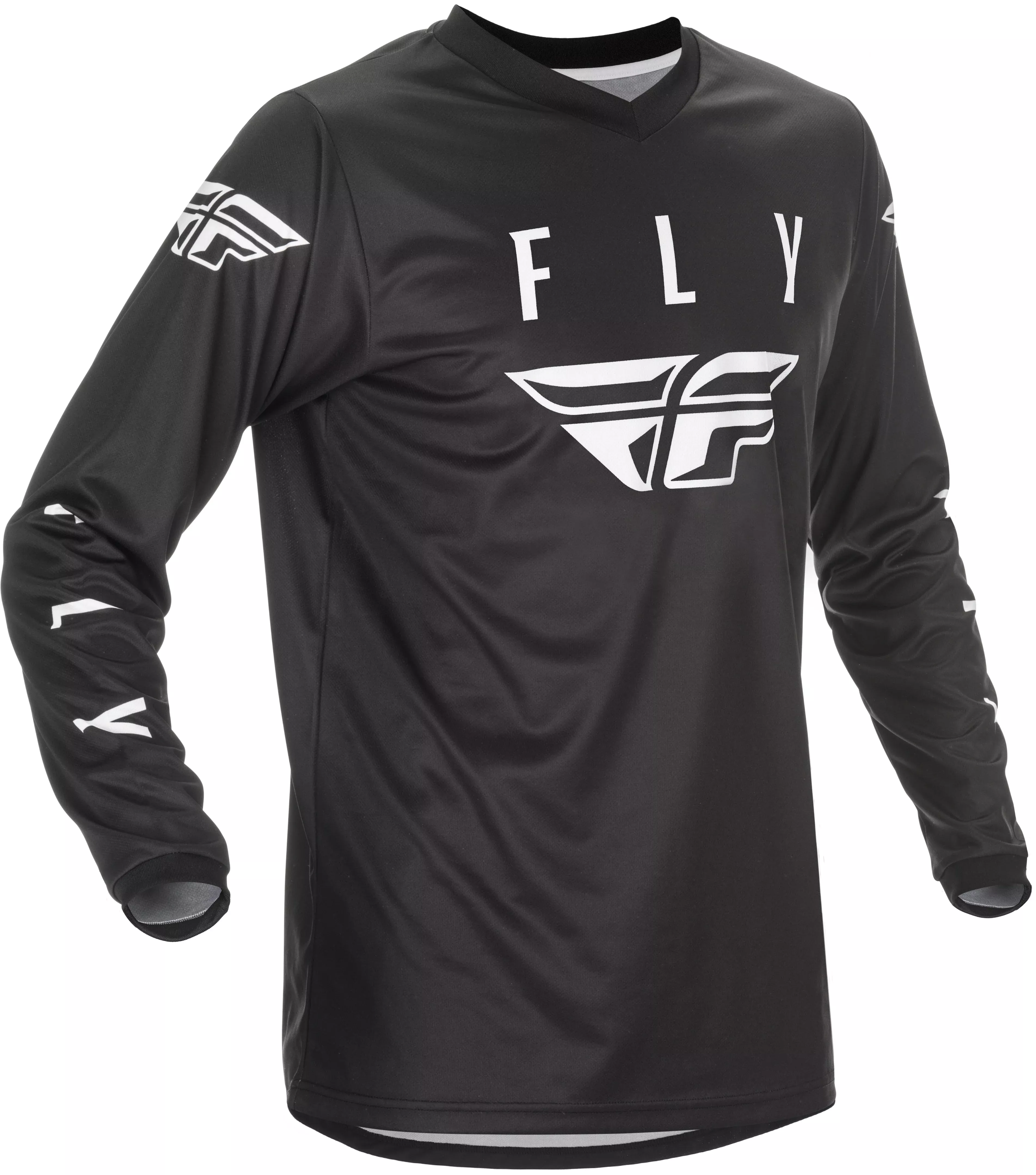 Fly Racing Fly Universal Jersey Black/White Lg 374-991L