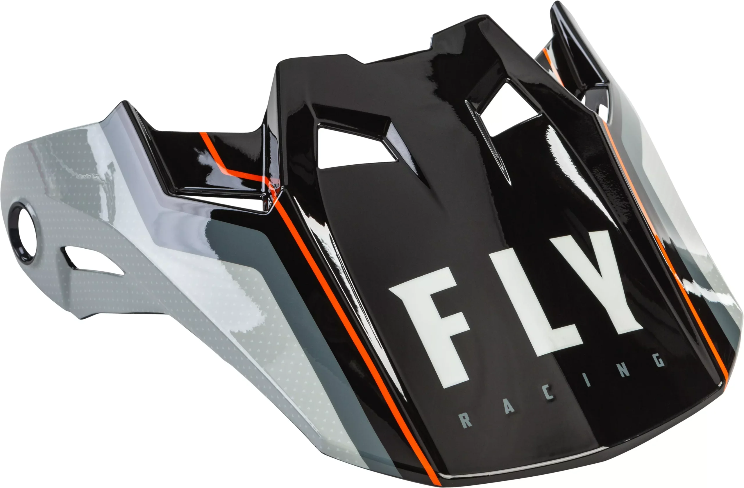 Fly Racing Formula Carbon Axon Helmet Visor Black/Grey/OrangeYl-Sm 73-4727S