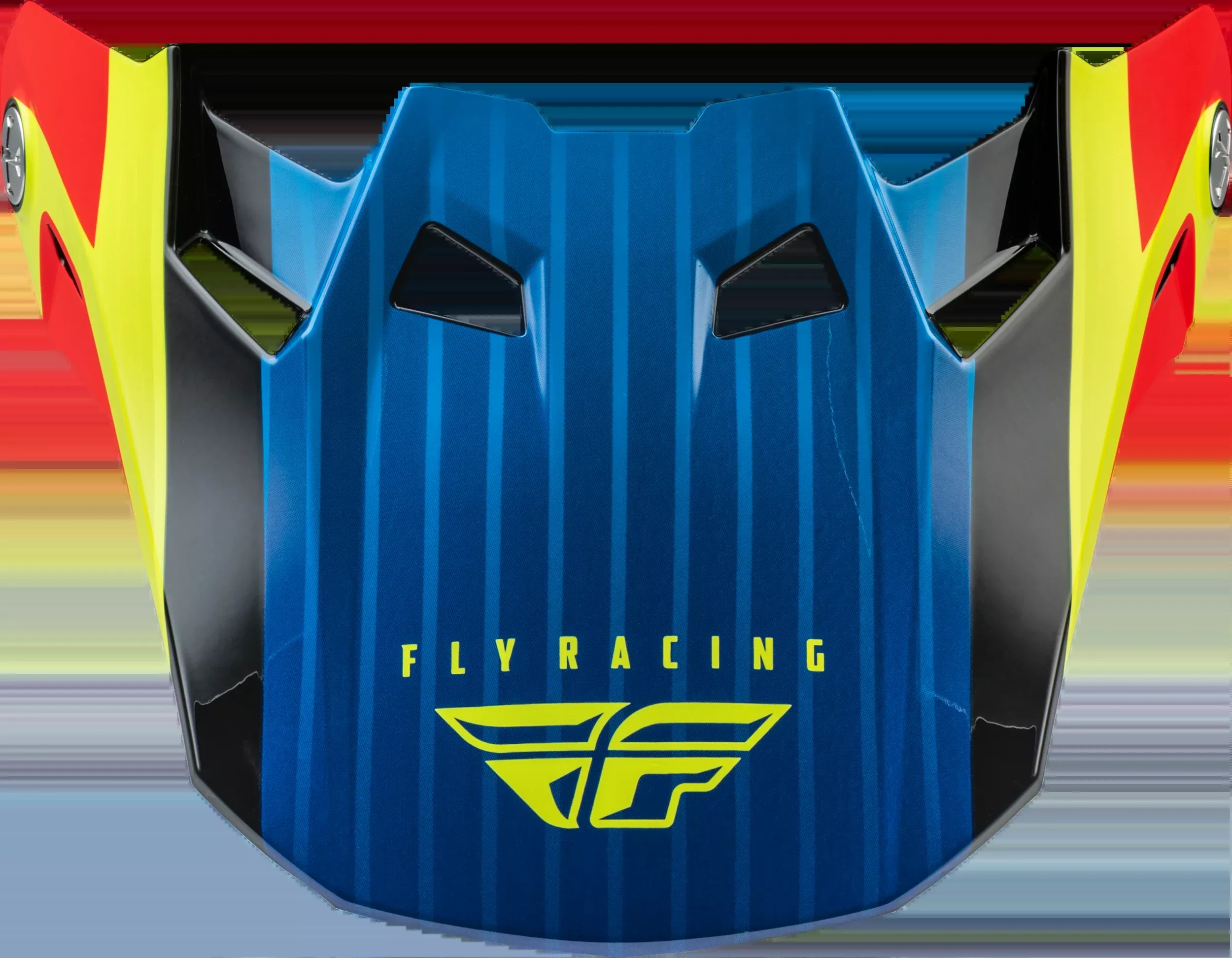 Fly Racing Formula Carbon Prime Visor Hi-Vis/Blue/Red Md/Lg 73-47102M