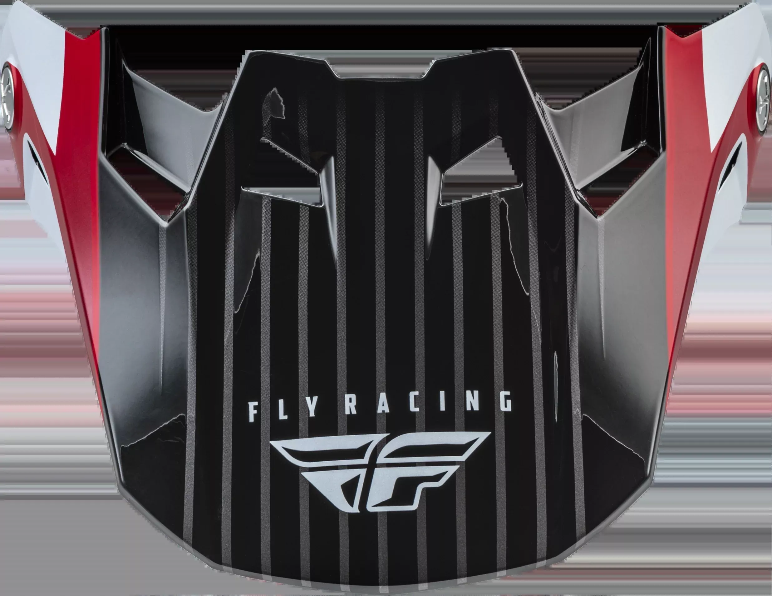 Fly Racing Formula Carbon Prime Visor Red/White/Red Carbon Md/Lg 73-47103M