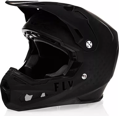 Fly Racing Formula Carbon Solid Helmet Matte Black