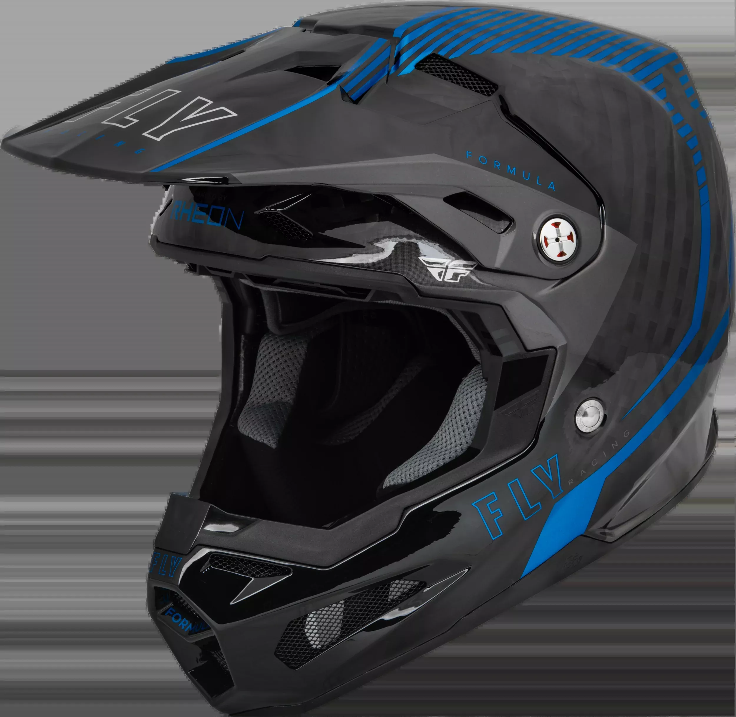 Fly Racing Formula Carbon Tracer Helmet Blue/Black Sm 73-4440S