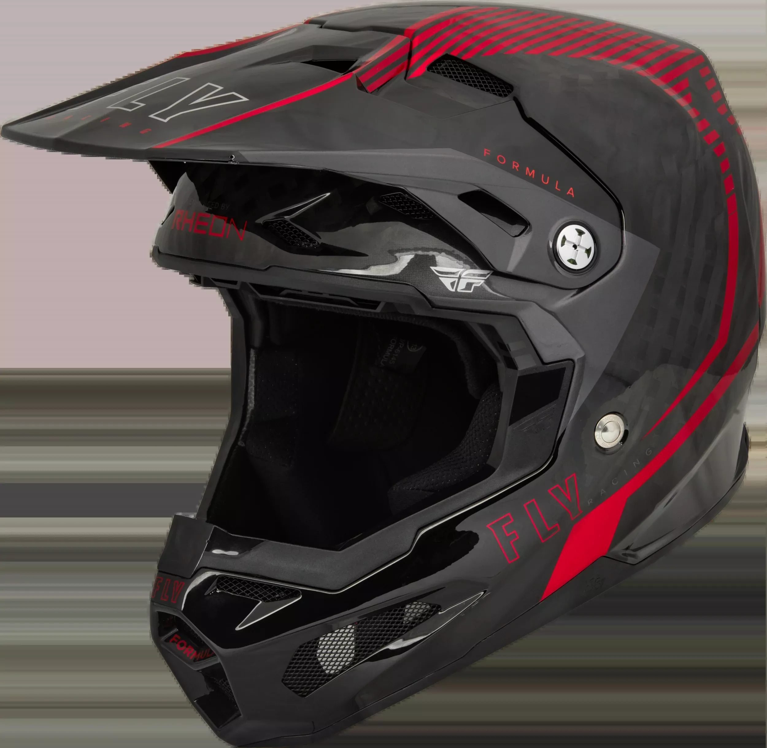 Fly Racing Formula Carbon Tracer Helmet Red/Black Xl 73-4443X