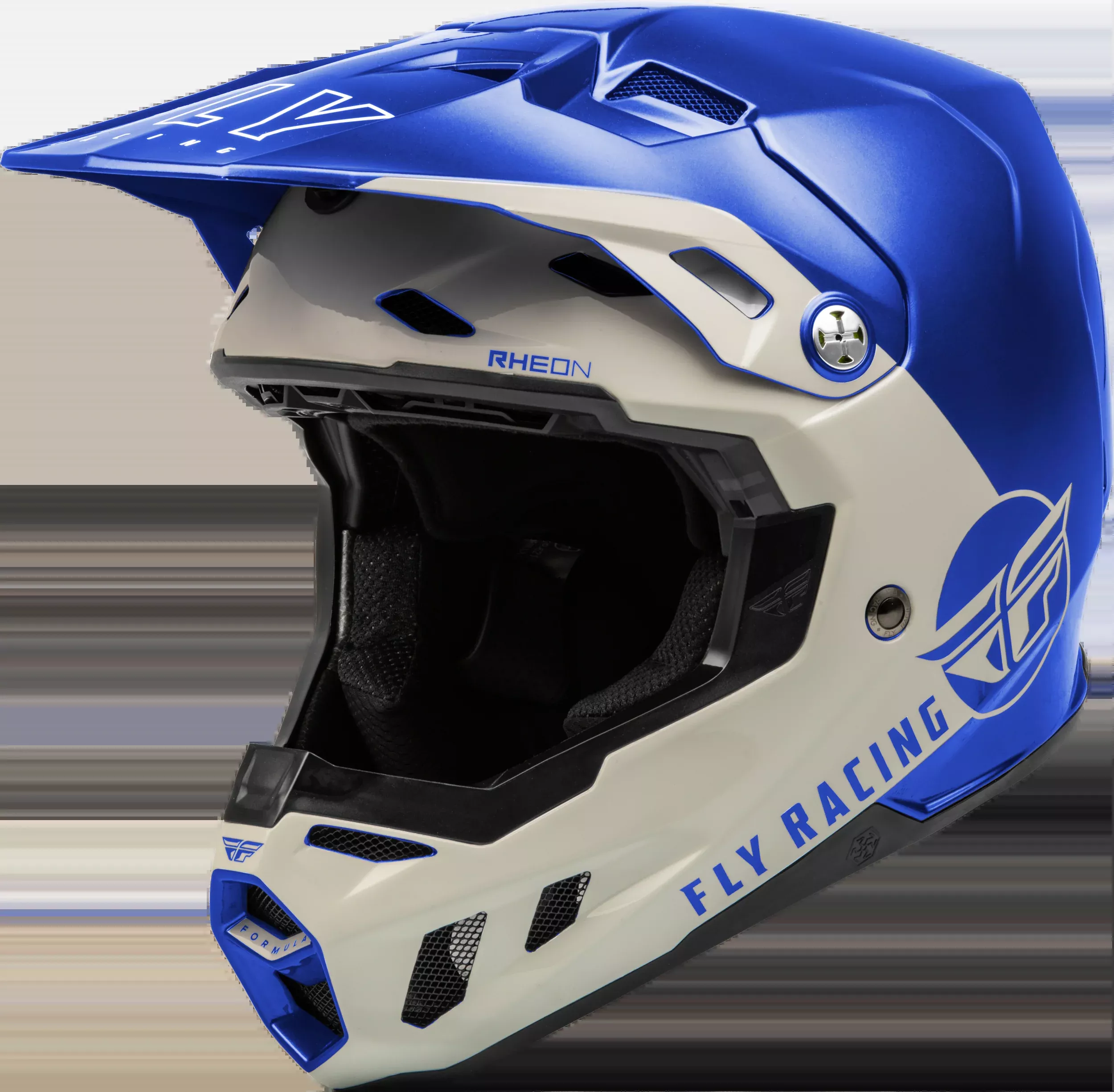 Fly Racing Formula Cc Centrum Helmet Metallic Blue/Light Grey Sm 73-4322S