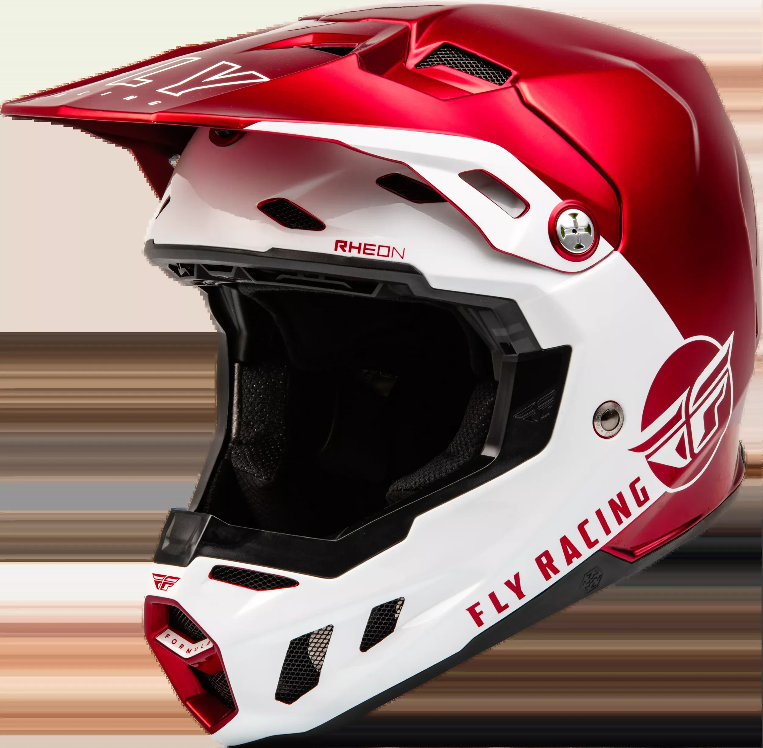 Fly Racing Formula Cc Centrum Helmet Metallic Red/White 2x 73-43232X