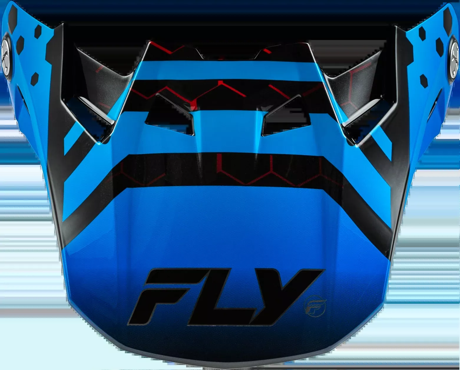 Fly Racing Formula Cc Tektonic Visor Black/Blue/Red Yl/Sm 73-4334