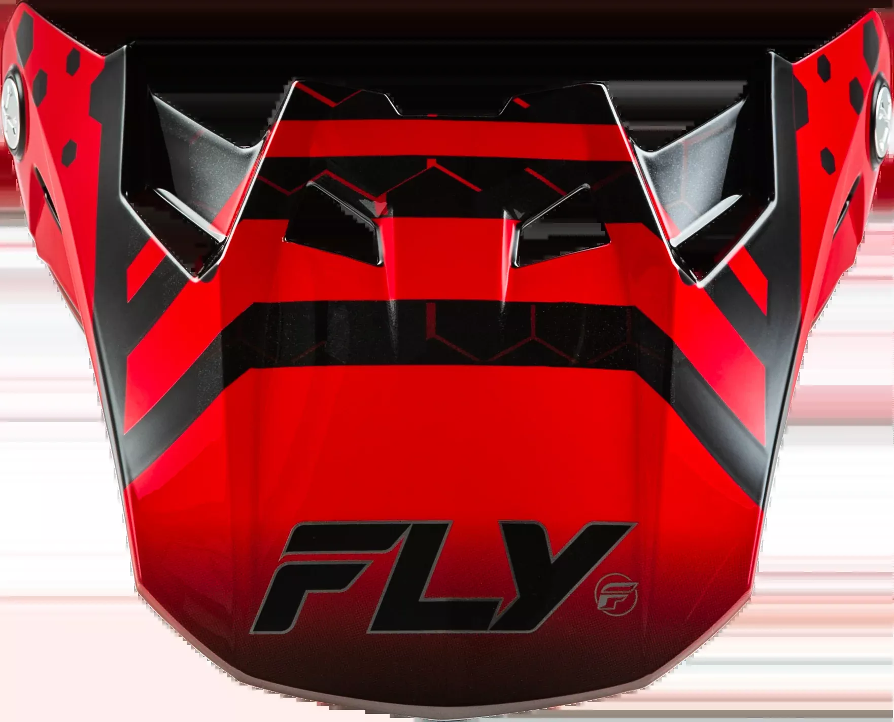 Fly Racing Formula Cc Tektonic Visor Black/Red/Orange Yl/Sm 73-4337