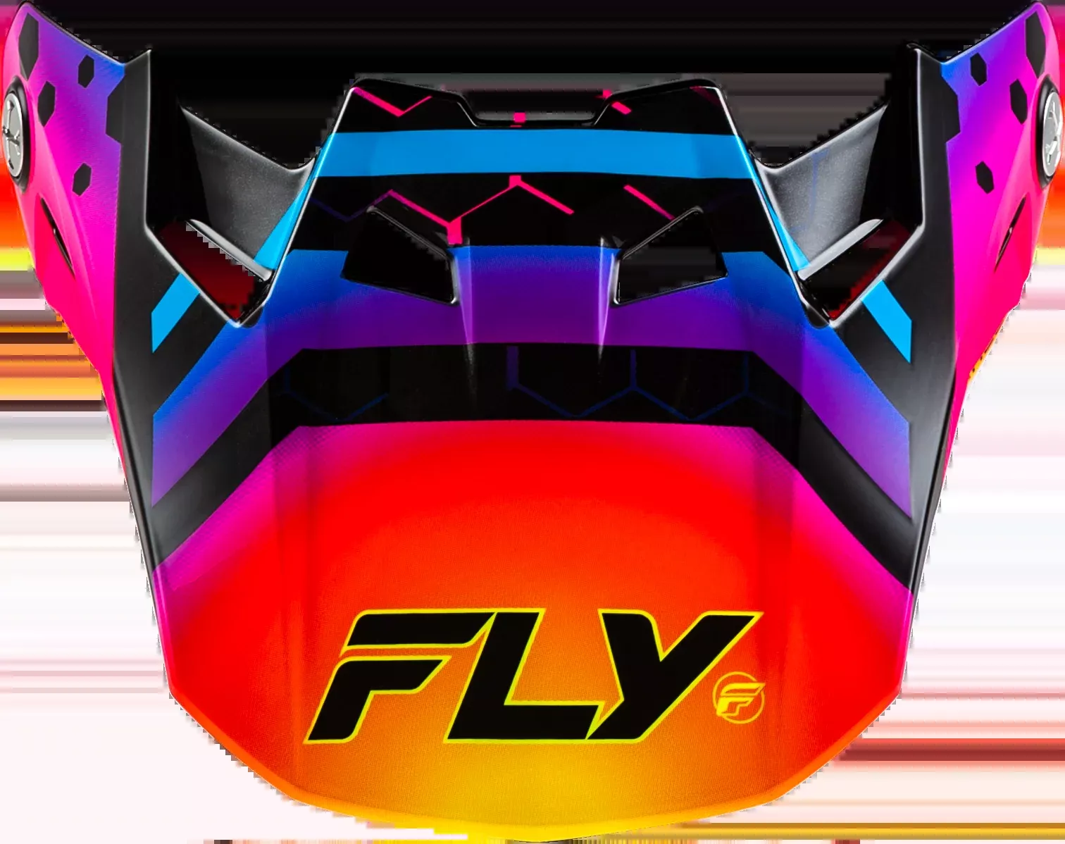 Fly Racing Formula Cc Tektonic Visor Black/Sunset Yl/Sm 73-4340