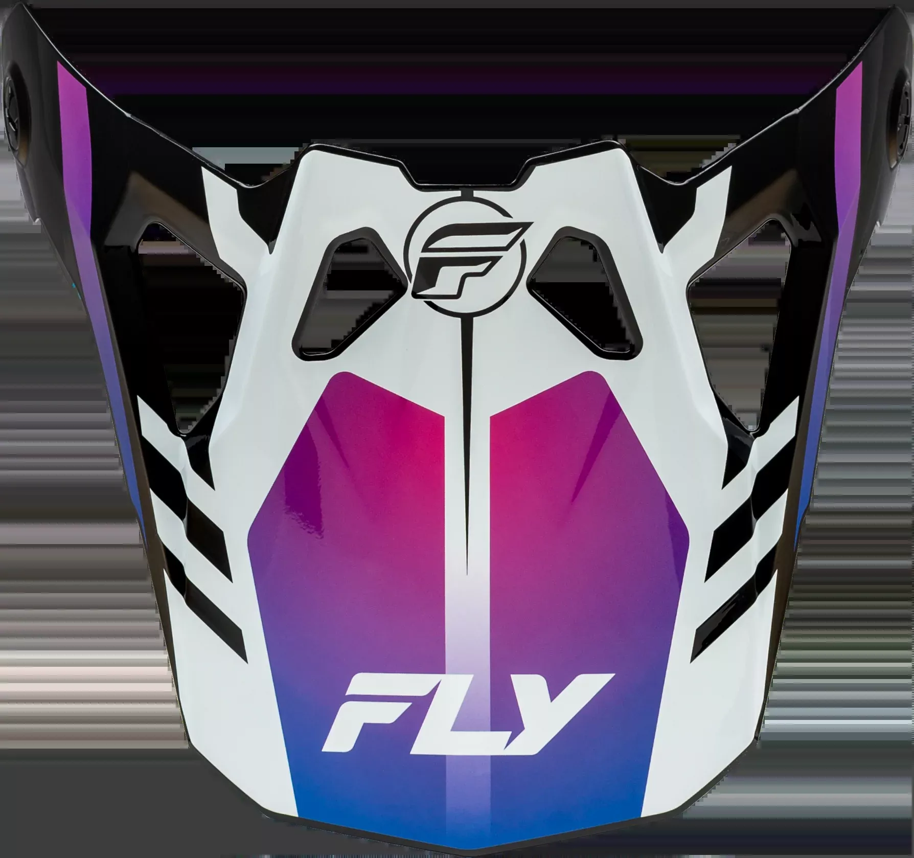 Fly Racing Formula Cp Krypton Visor White/Black/Purple M-2x 73-0049