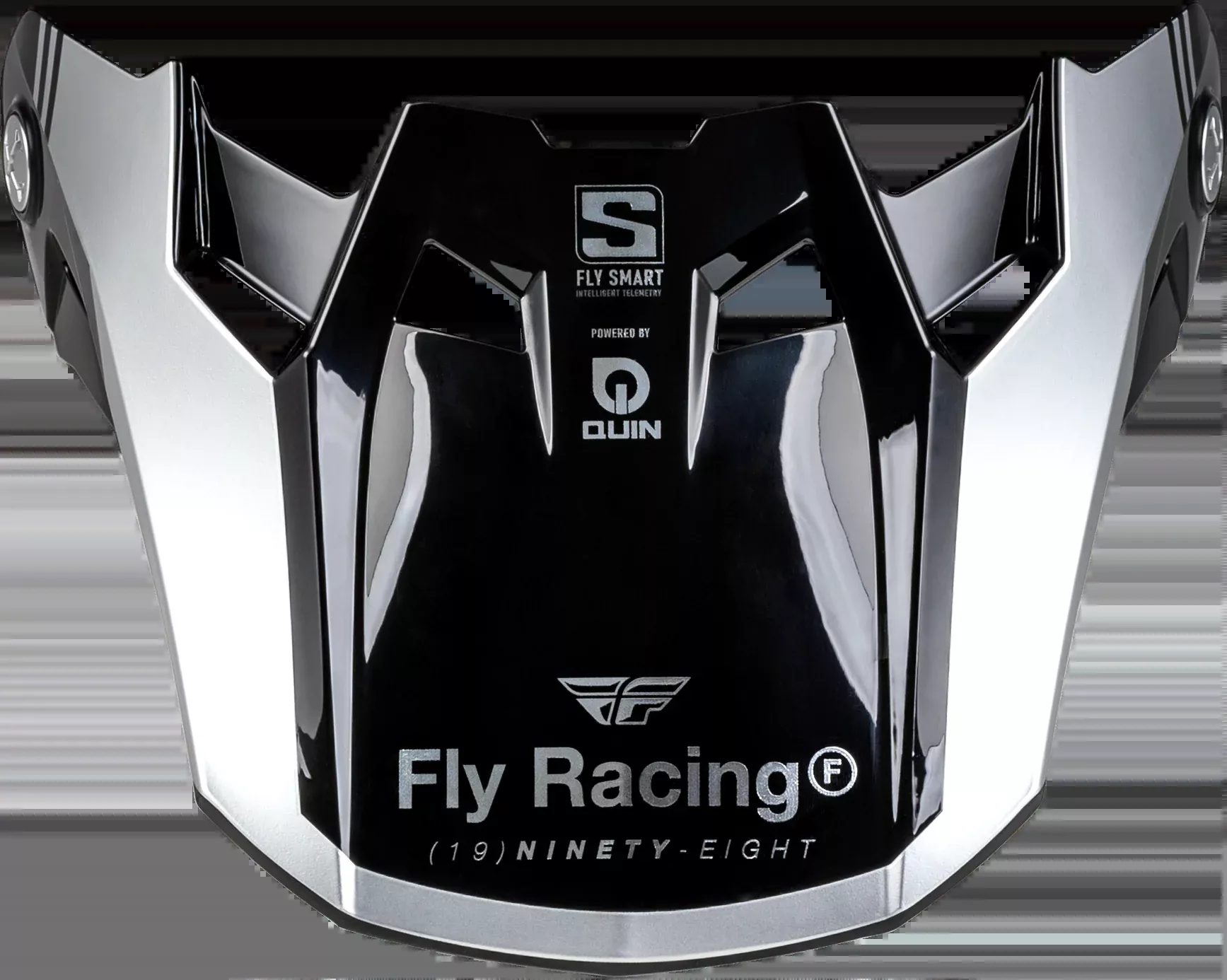 Fly Racing Formula S Carbon Legacy Visor Blue Carbon/Silver Md/Lg 73-4459