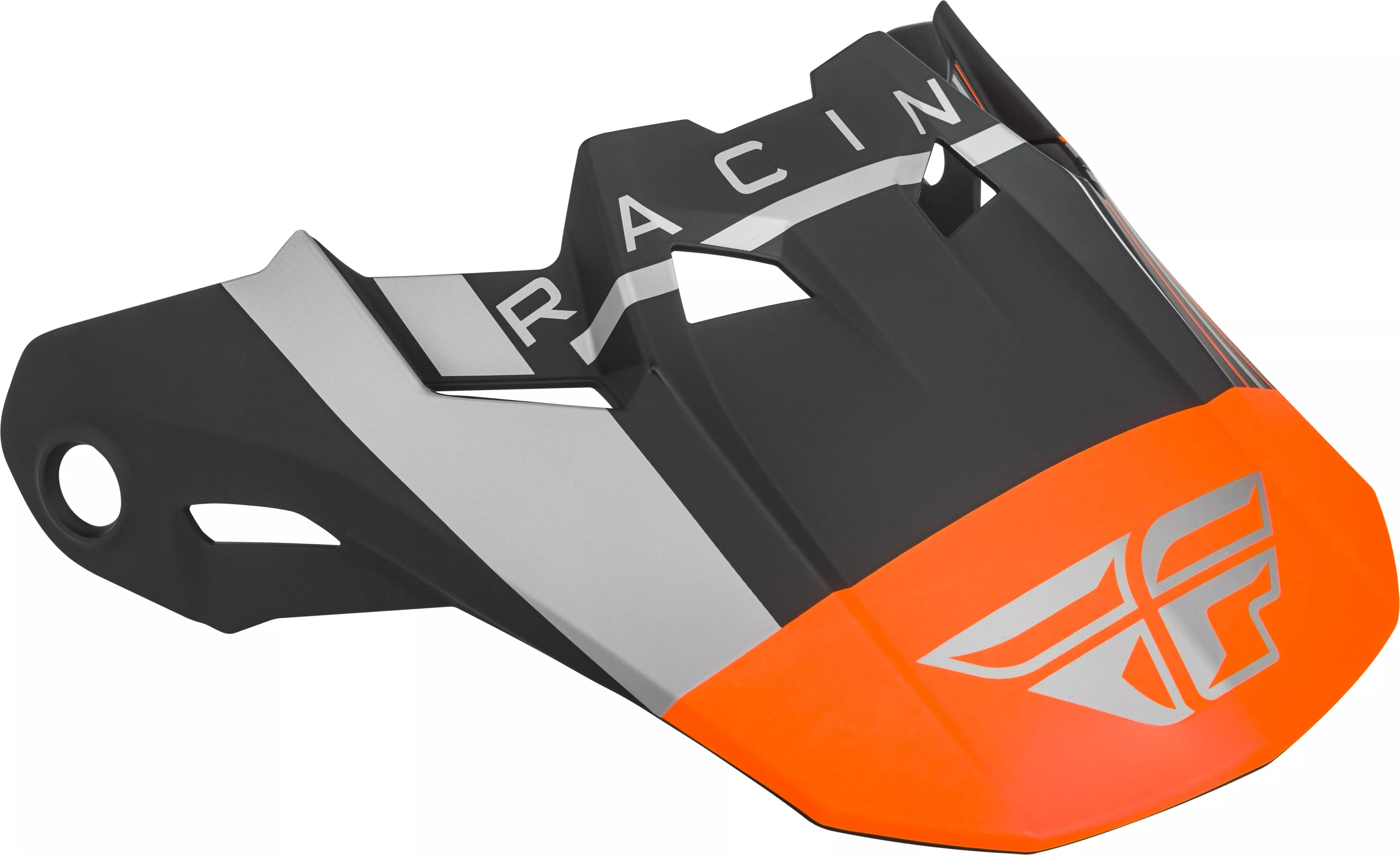 Fly Racing Formula Vector Helmet Visor Matte Orange/Grey/Black Xl-2x 73-47231X
