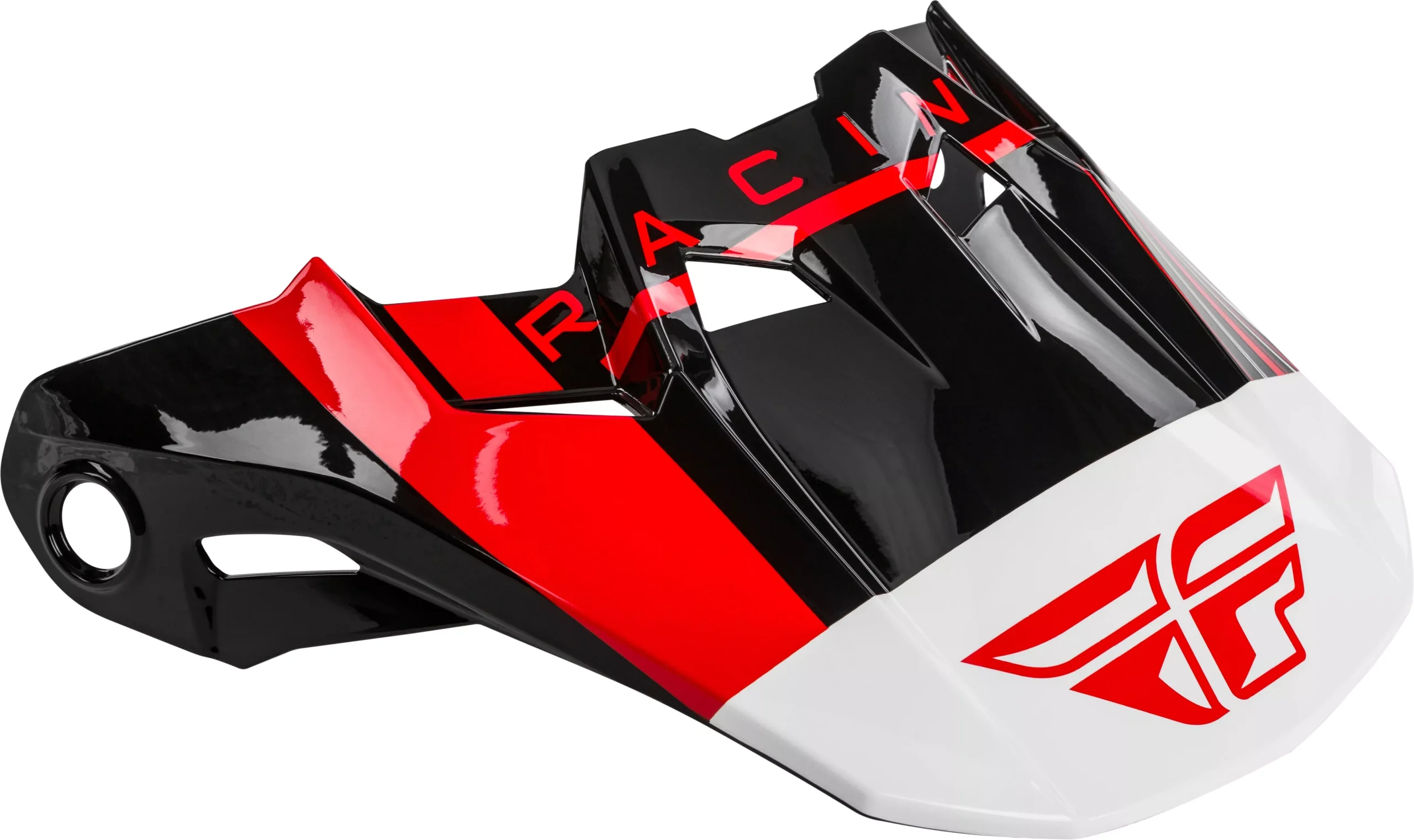 Fly Racing Formula Vector Helmet Visor Red/White/Black Md-Lg 73-47233M