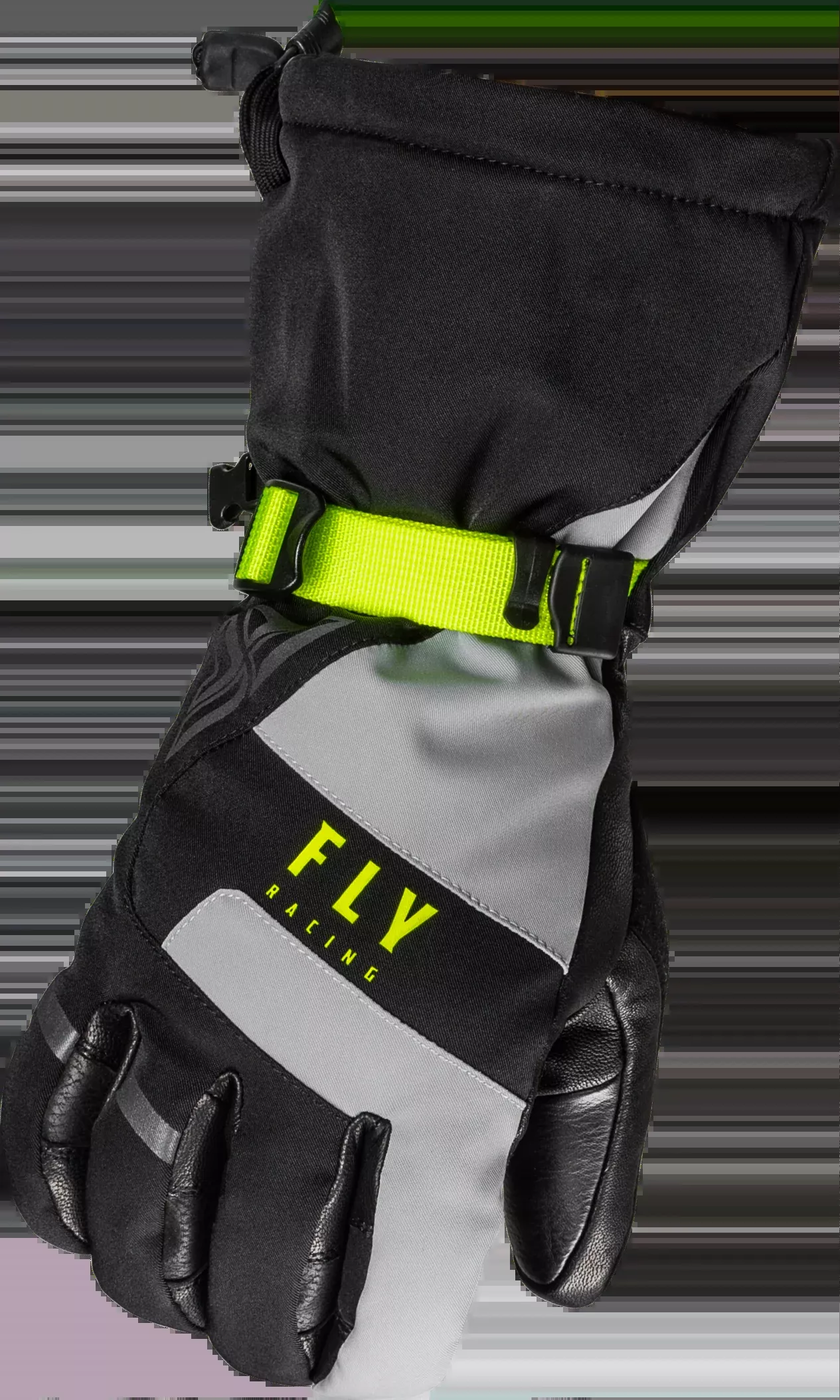 Fly Racing Highland Gloves Black/Grey/Hi-Vis Xl 363-3951X