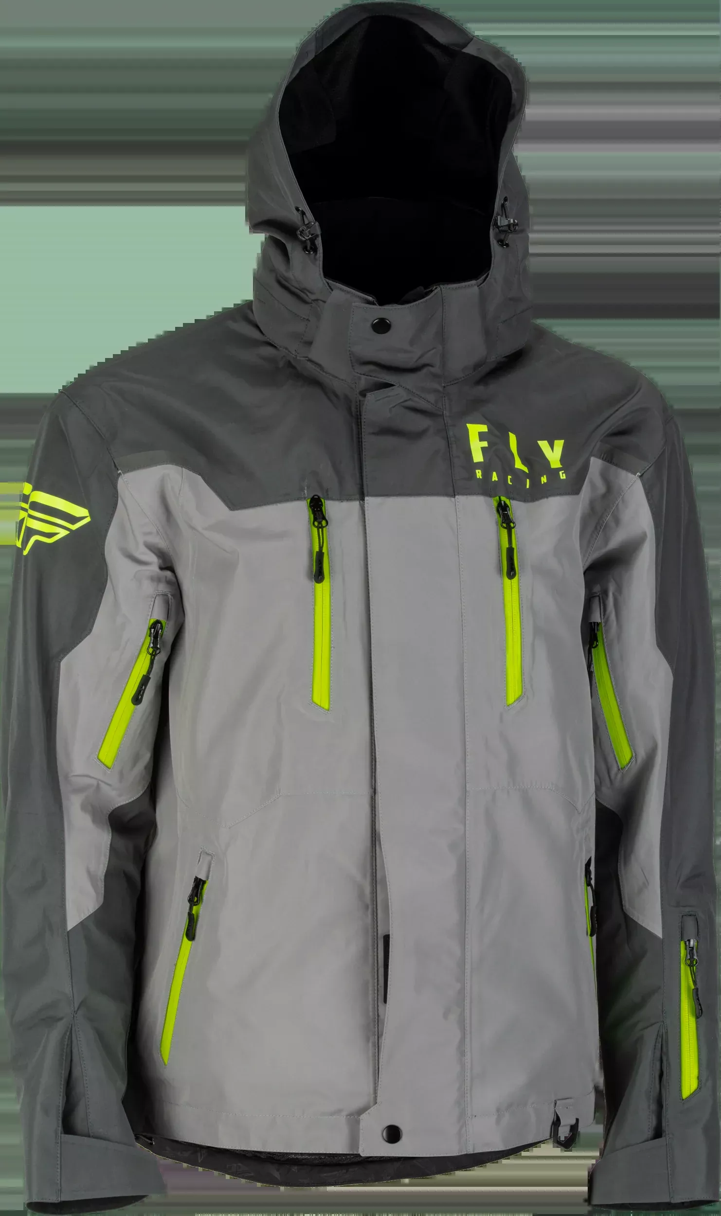 Fly Racing Incline Jacket Black/Grey/Hi-Vis Sm 470-4105S