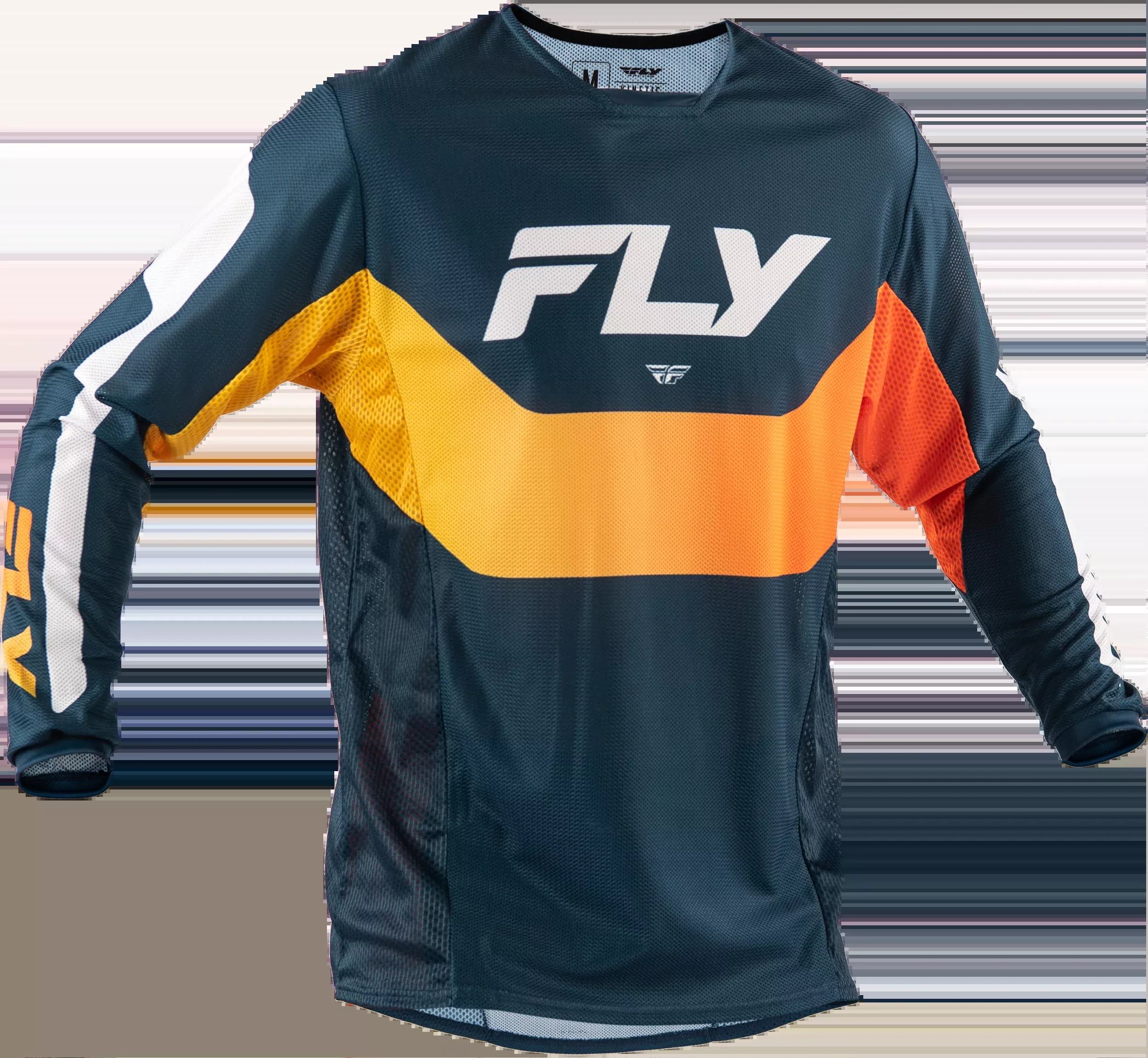 Fly Racing Kinetic Mesh Jersey Navy/Orange 2x 380-3162X