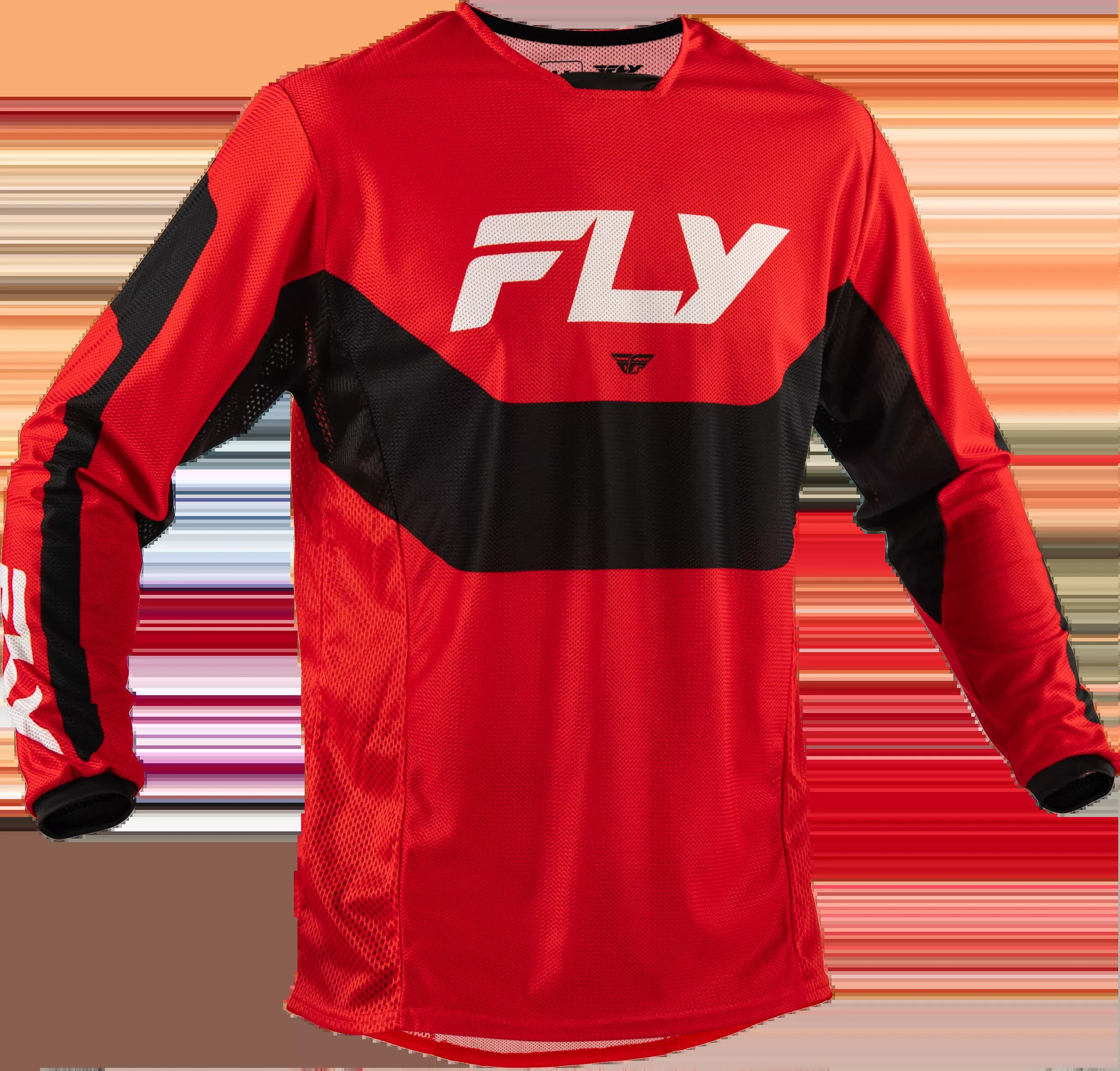 Fly Racing Kinetic Mesh Jersey Red/Black/White Sm 380-312S