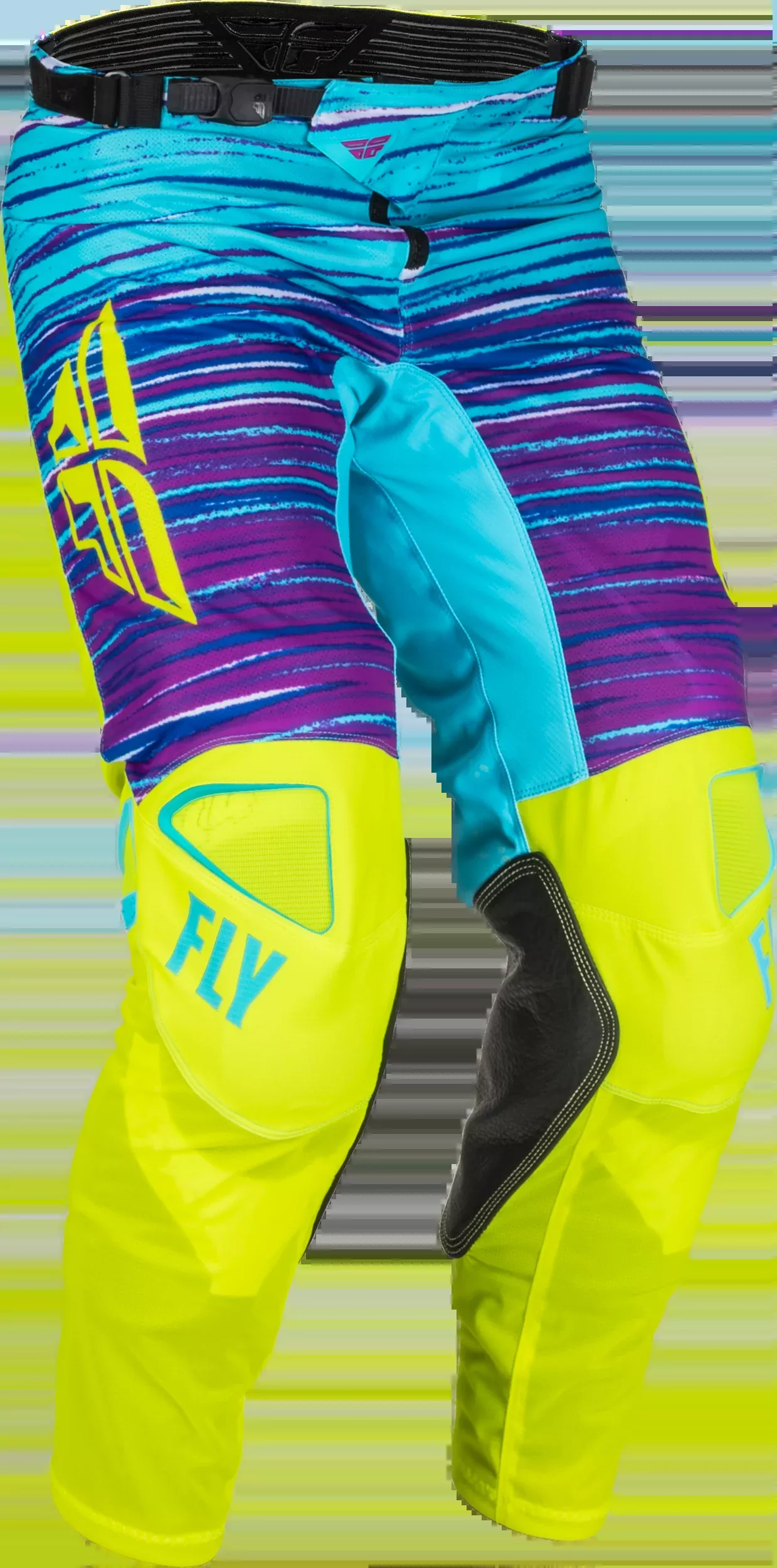 Fly Racing Kinetic Mesh L.E. Pants Hi-Vis/Blue/Magenta Sz 30 376-32230