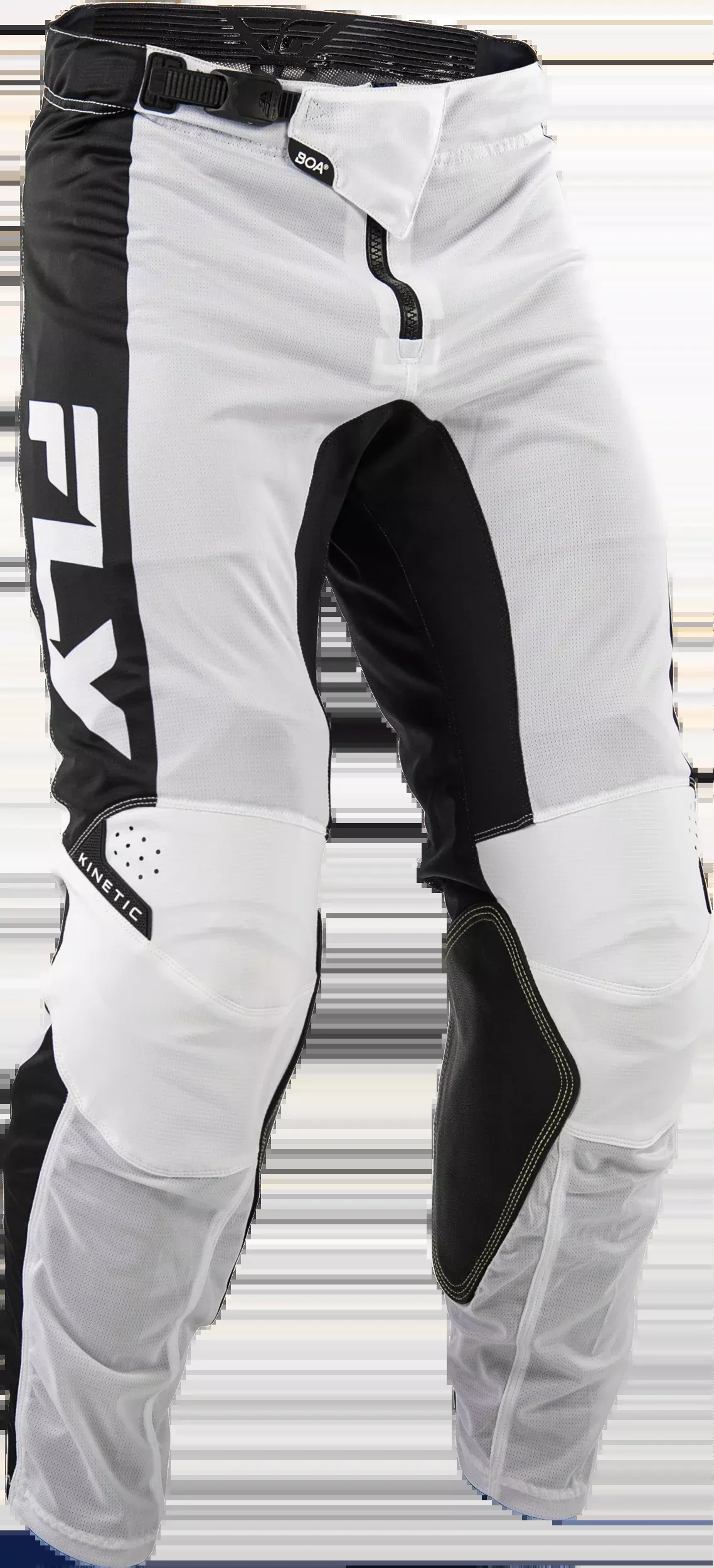 Fly Racing Kinetic Mesh Pants White/Black Sz 28 380-32028