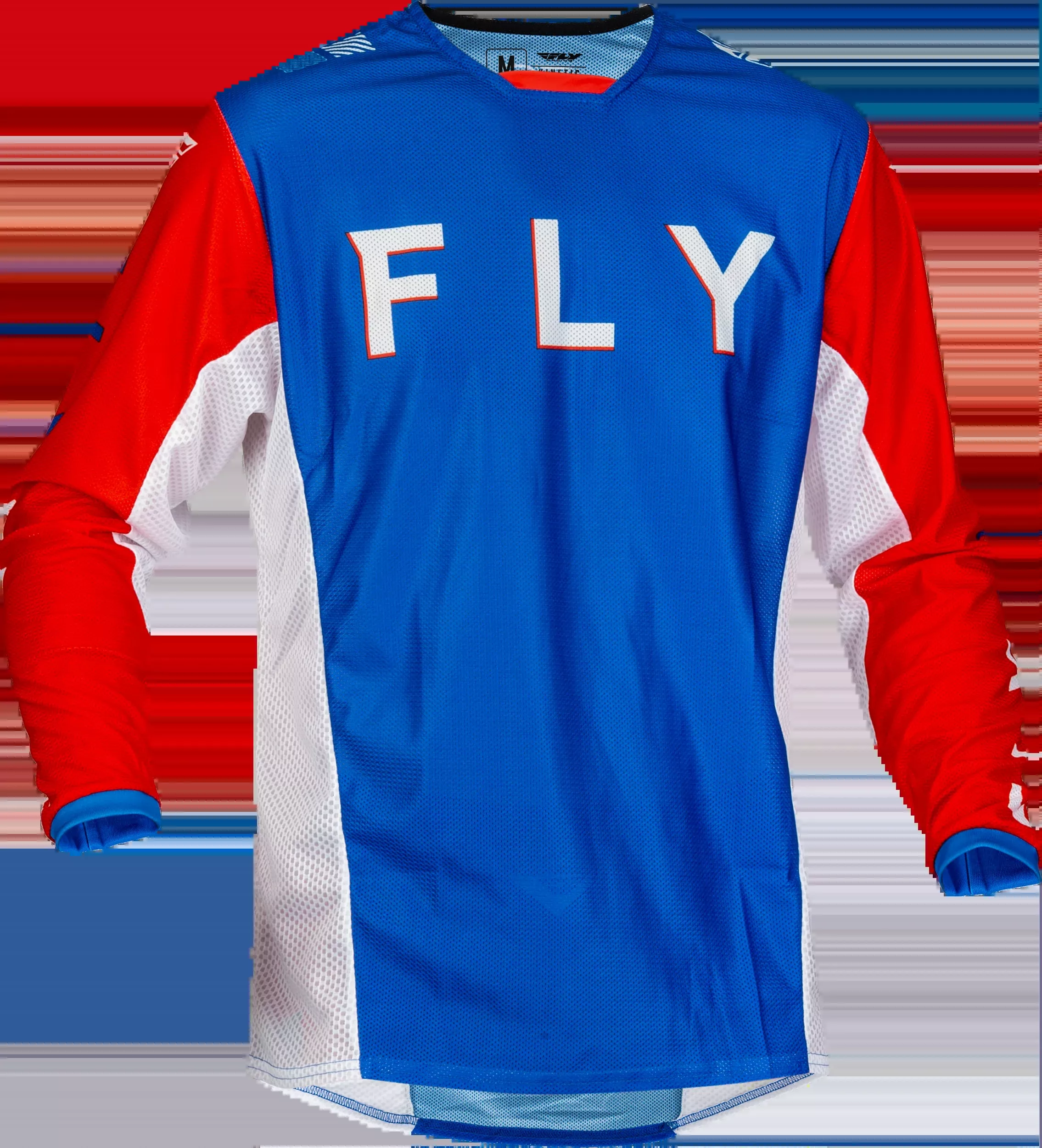 Fly Racing Kinetic Mesh S.E. Kore Jersey Red/White/Blue Lg 377-317L