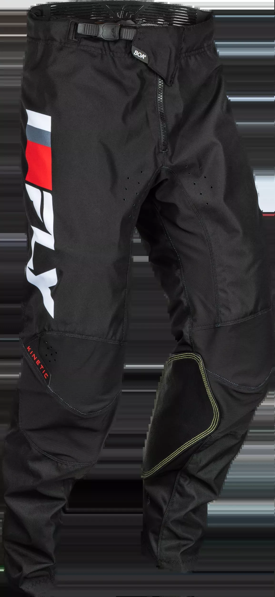 Fly Racing Kinetic Prix Pants Red/Grey/White Sz 38 377-43238