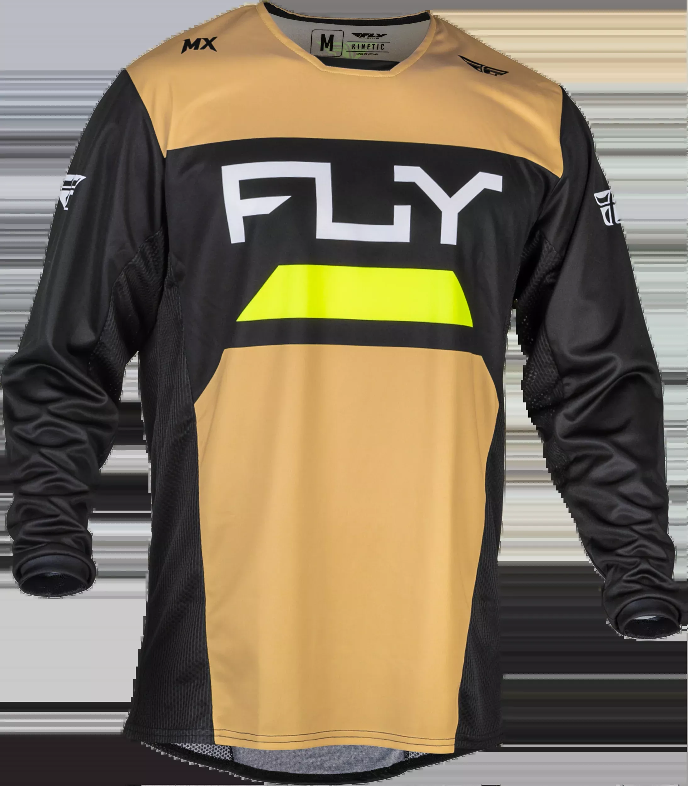 Fly Racing Kinetic Reload Jersey Khaki/Black/Hi-Vis Xl 377-522X