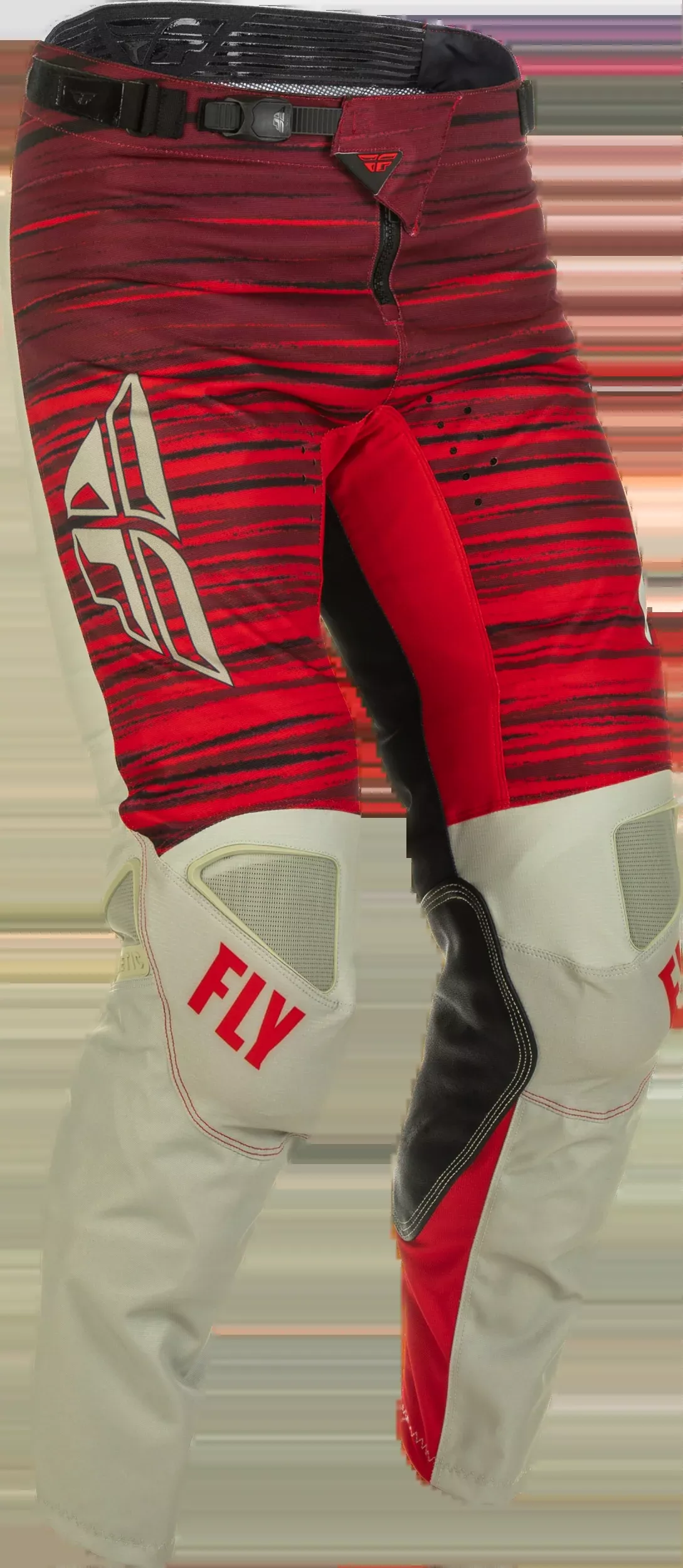 Fly Racing Kinetic Wave Pants Light Grey/Red Sz 32 375-53232