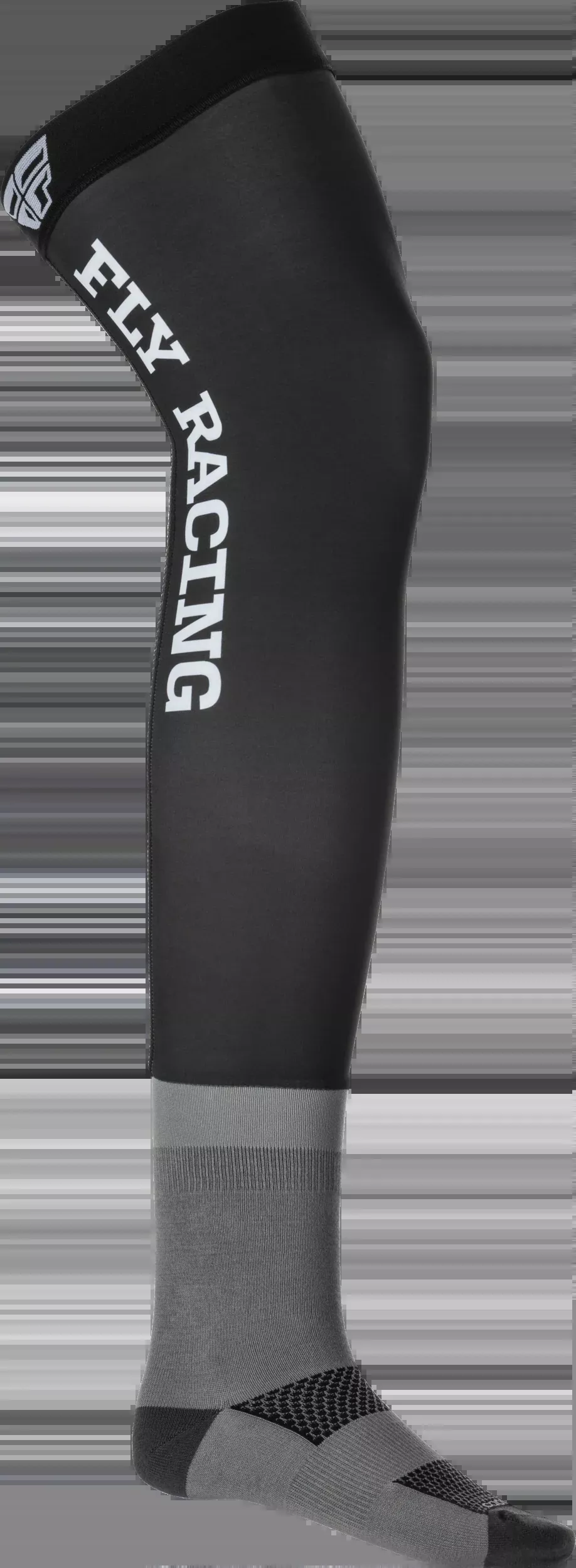Fly Racing Knee Brace Socks Black/Grey/White Sm/Md 350-0447S