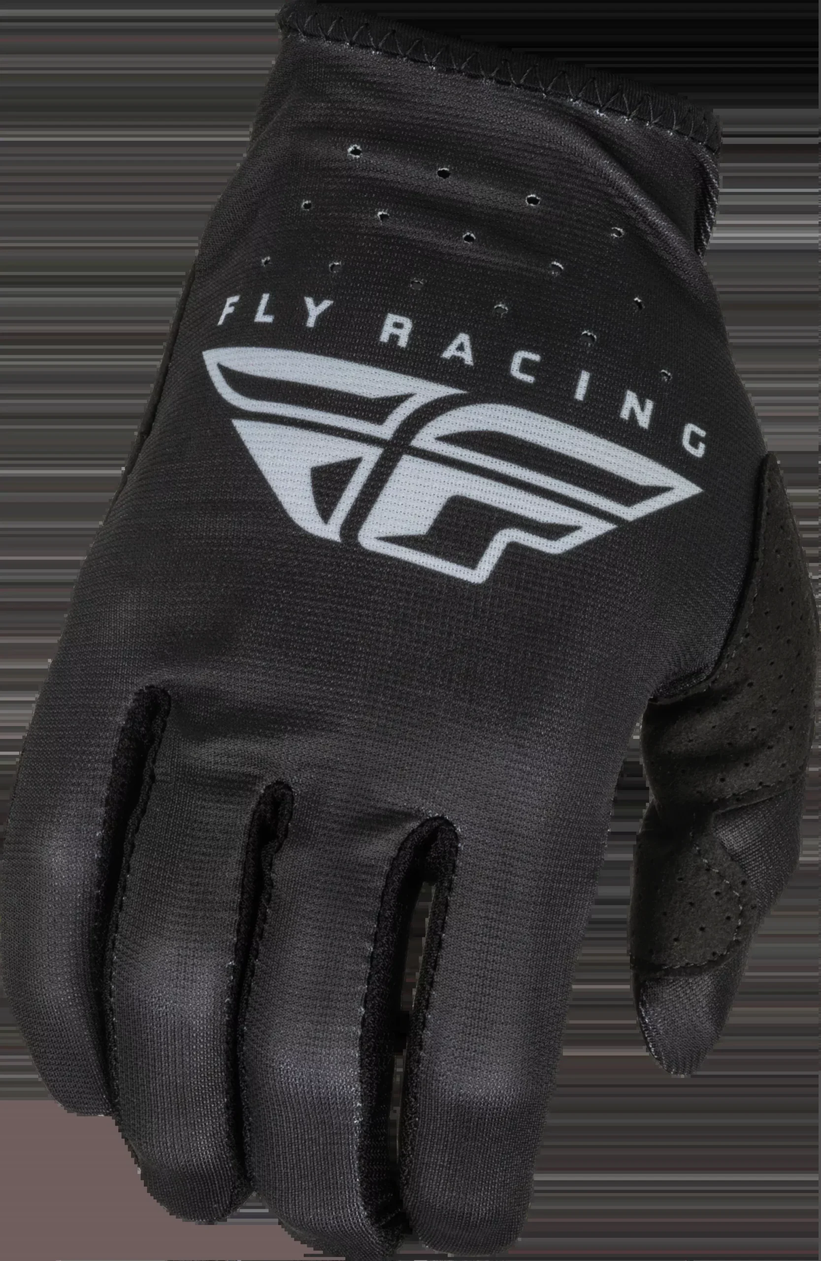 Fly Racing Lite Gloves Black/Grey Sm 376-710S