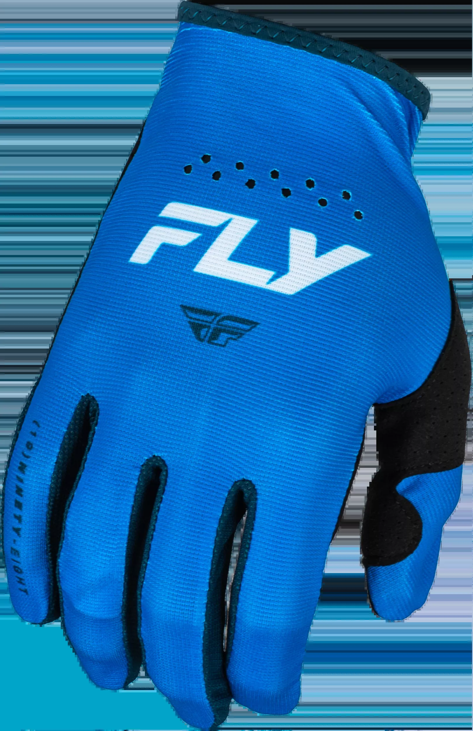 Fly Racing Lite Gloves Blue/White Lg 377-713L