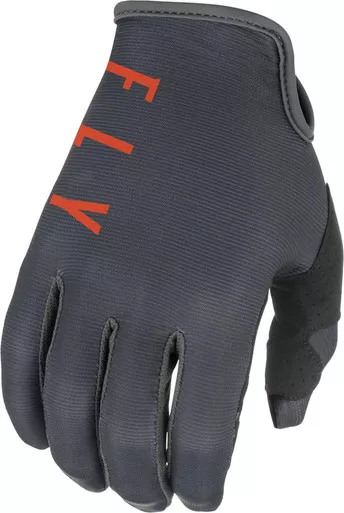 Fly Racing Lite Gloves Grey Orange Black