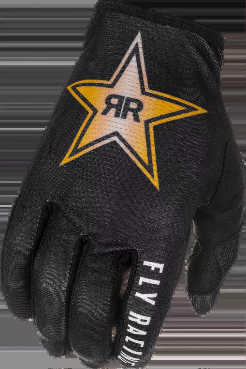 Fly Racing Lite Rockstar Gloves Black/Gold 2x 374-0132X