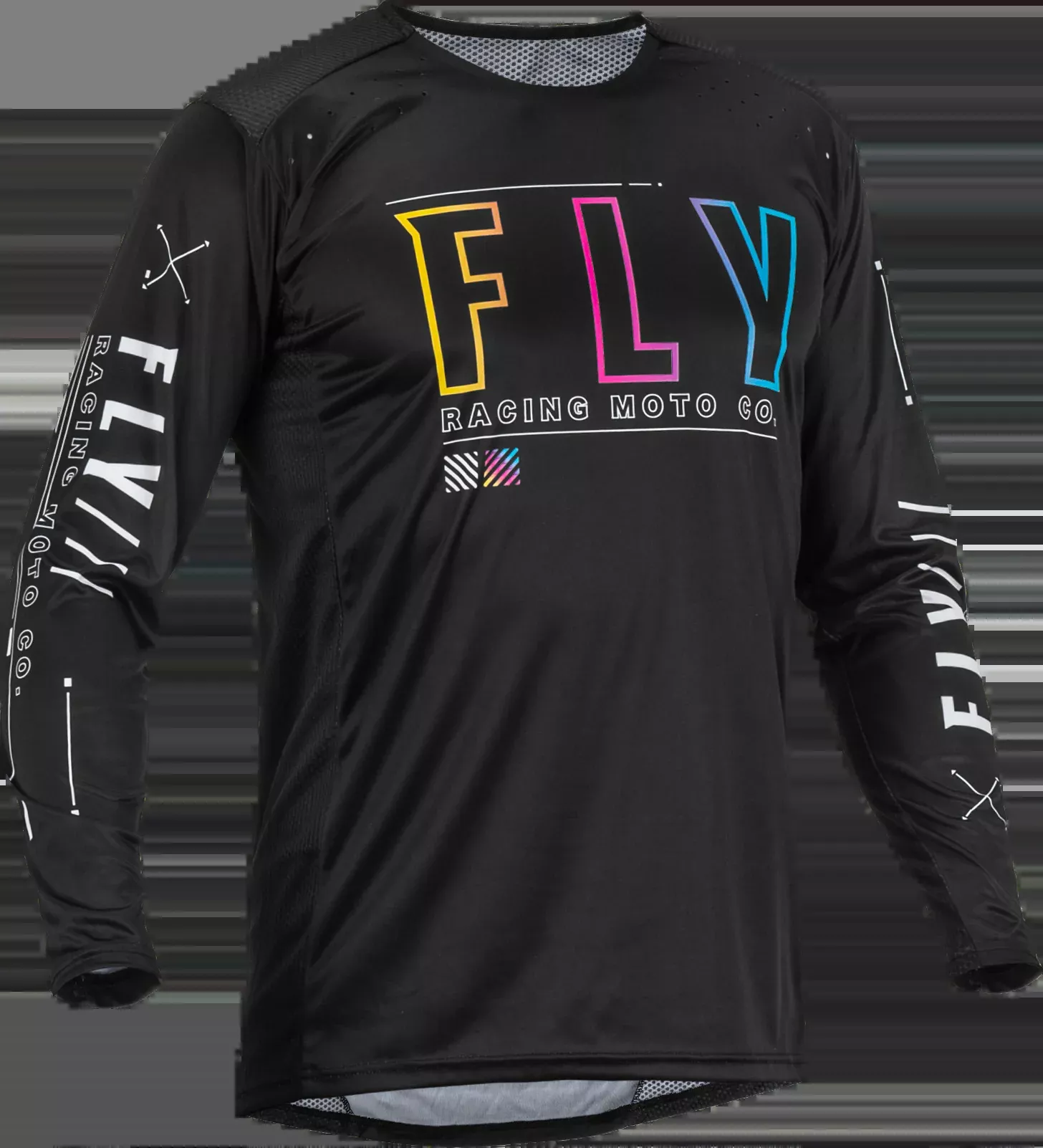 Fly Racing Lite S.E. Avenge Jersey Black/Sunset Sm 376-725S