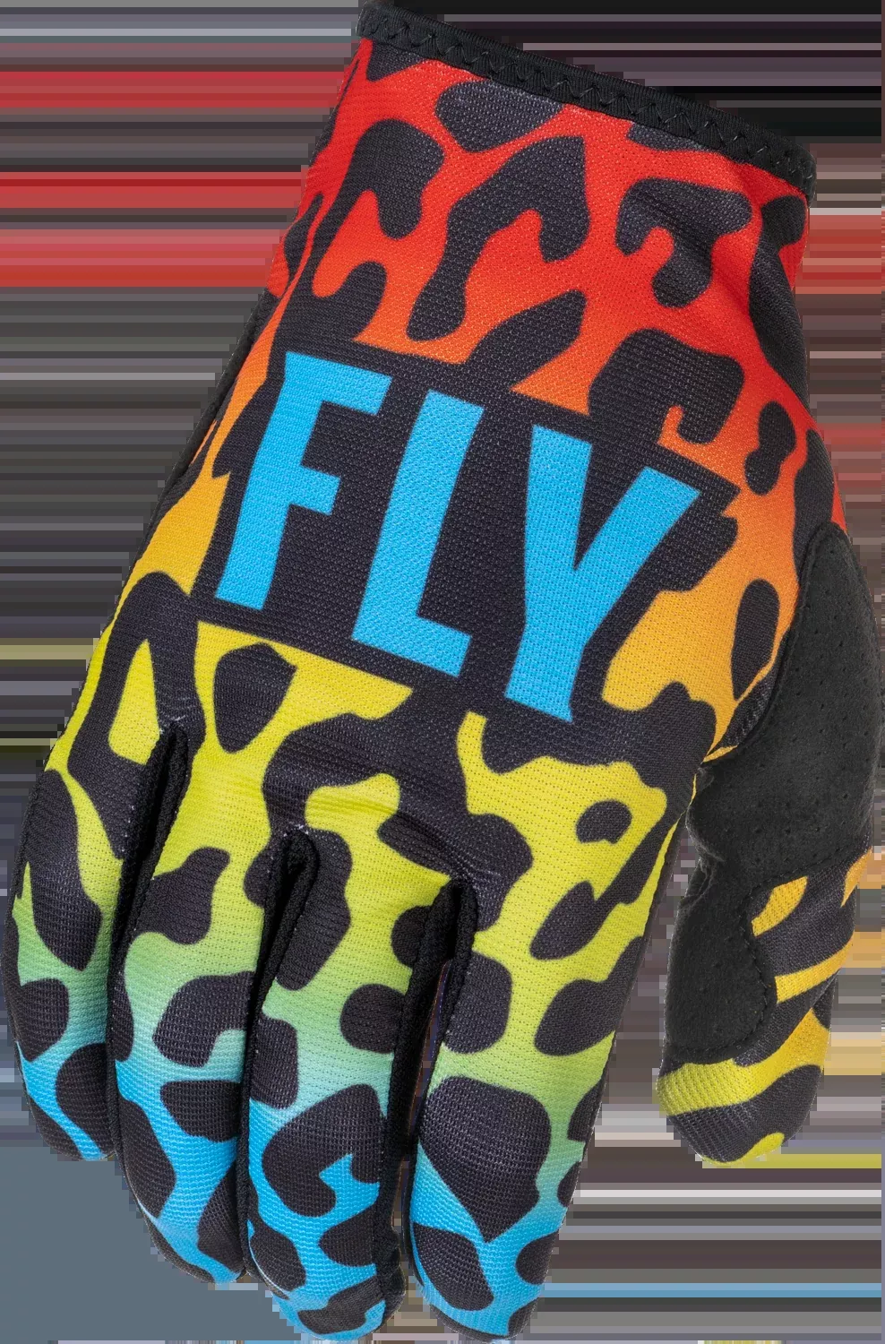 Fly Racing Lite S.E. Exotic Gloves Red/Yellow/Blue Lg 375-715L