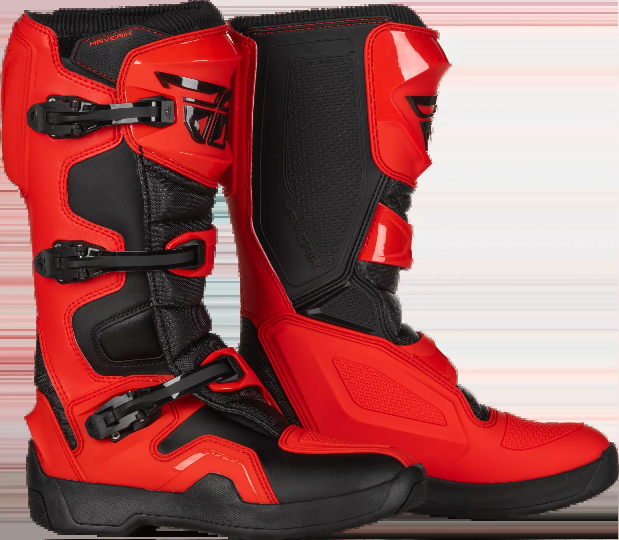 Fly Racing Maverik Boots Red/Black Sz 12 364-67312