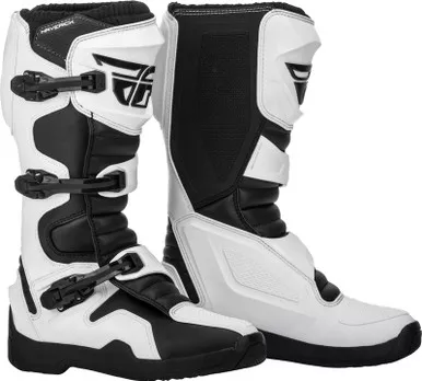 Fly Racing Maverik Boots White Black